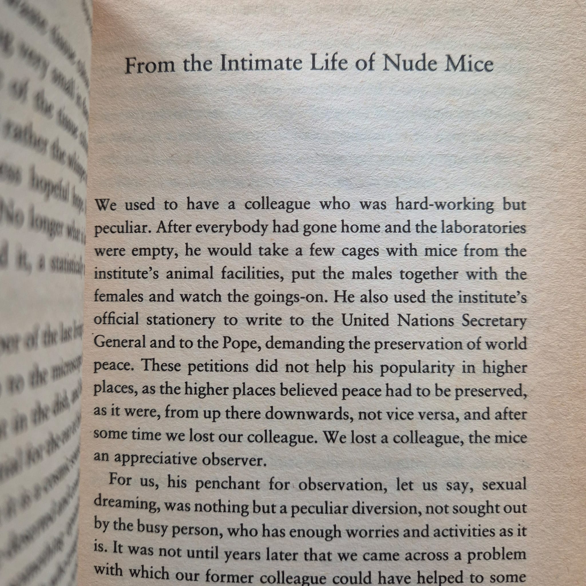 'The Dimension of the Present Moment and Other Essays' by Miroslav Holub