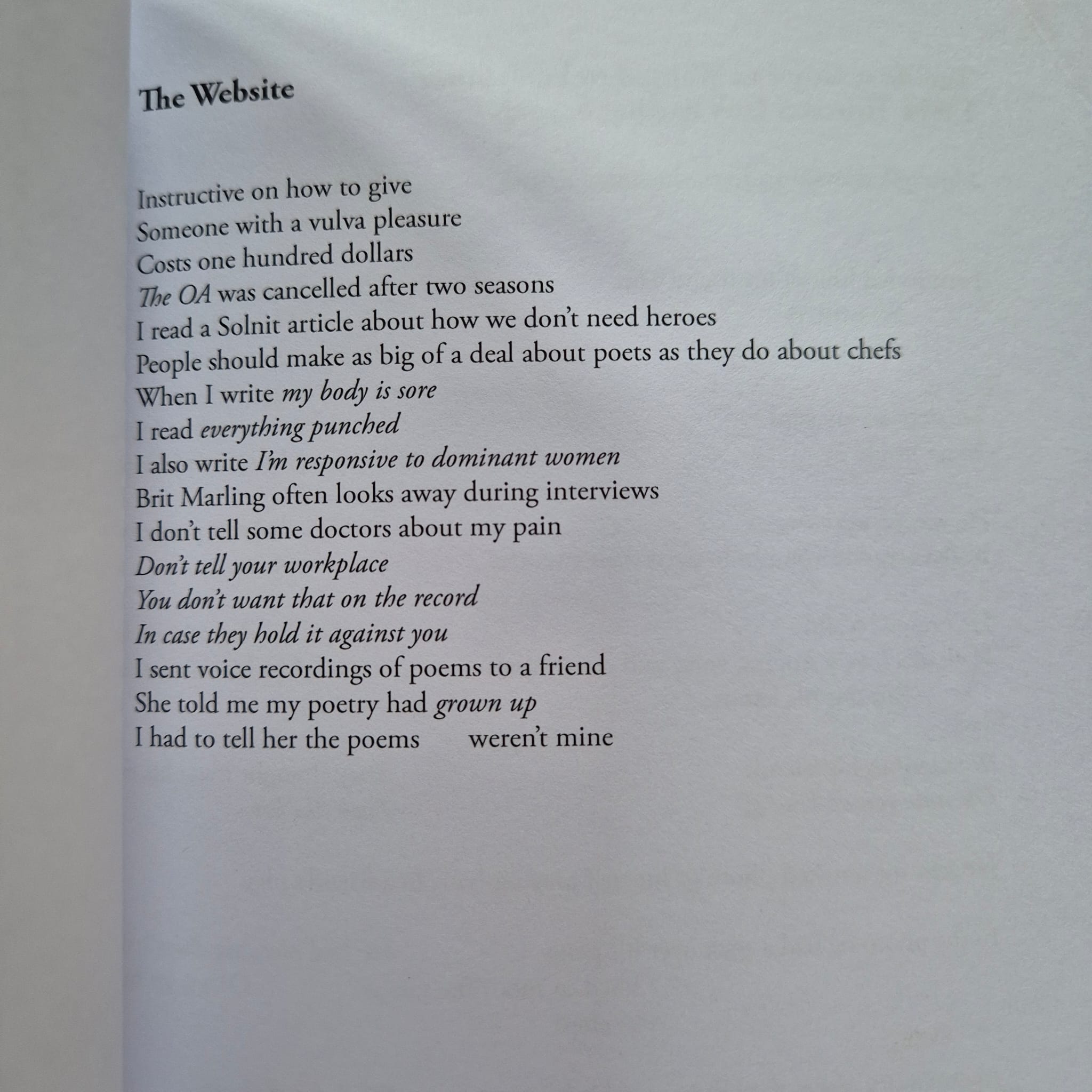 'Who Loves At All' by Natalie Briggs