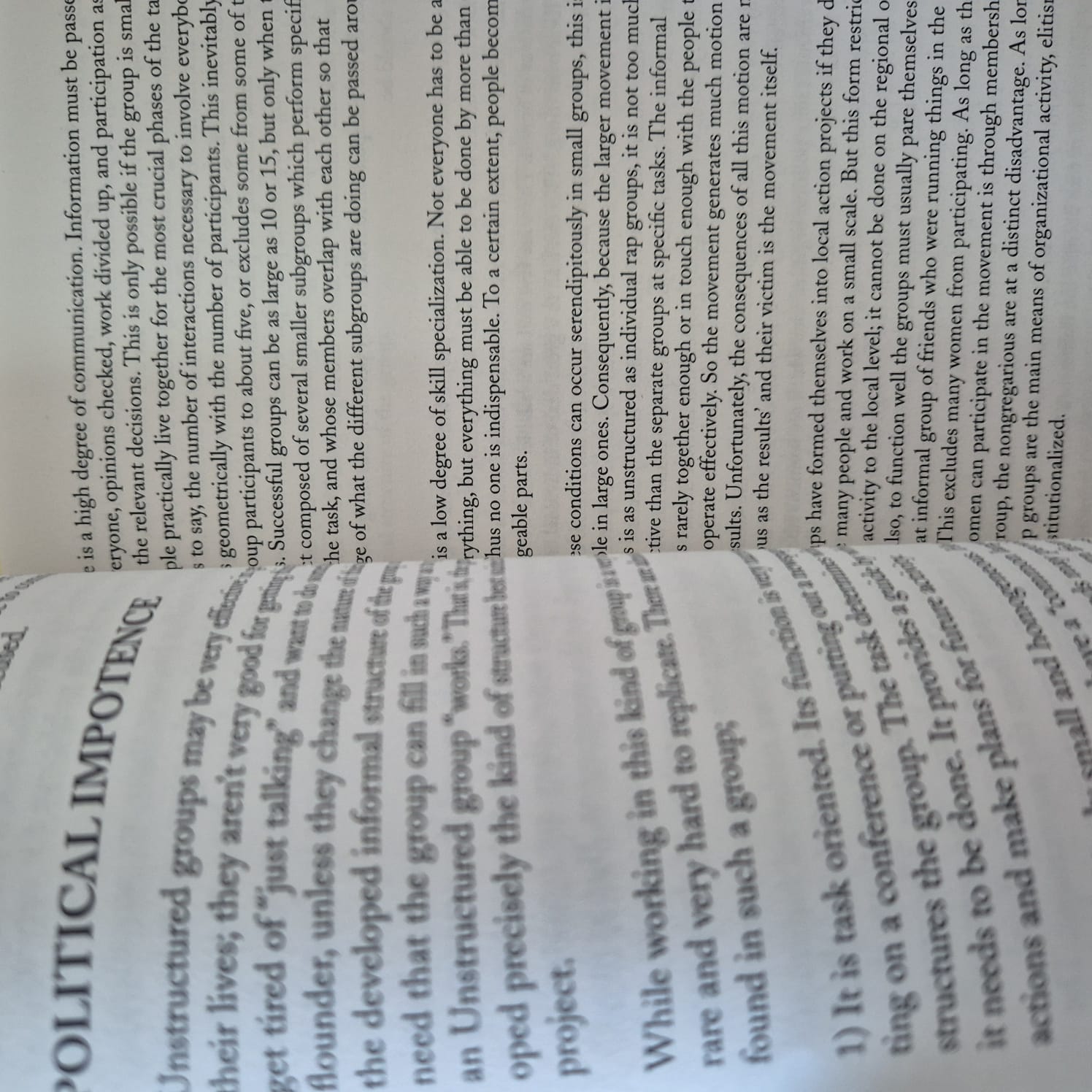 'The Tyranny of Structurelessness / Anarchism vs. Primitivism' by Jo Freeman (aka Joreen) & Brian Oliver Sheppard