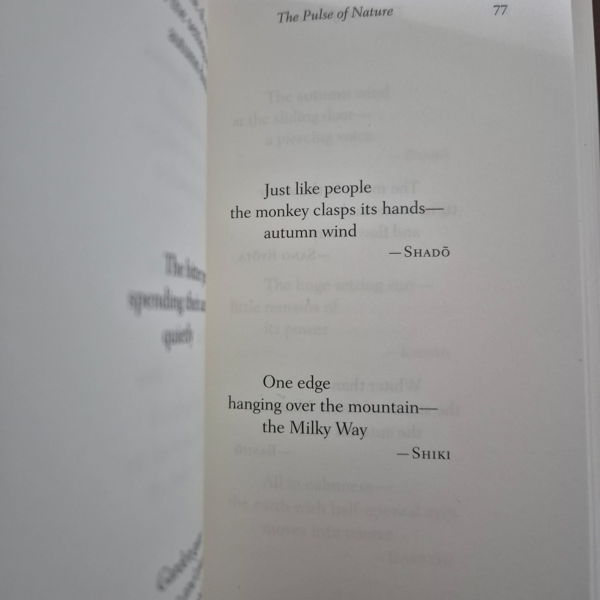 'Haiku: An Anthology of Japanese Poems' edited by Stephen Addiss, Fumiko Yamamoto & Akira Yamamoto