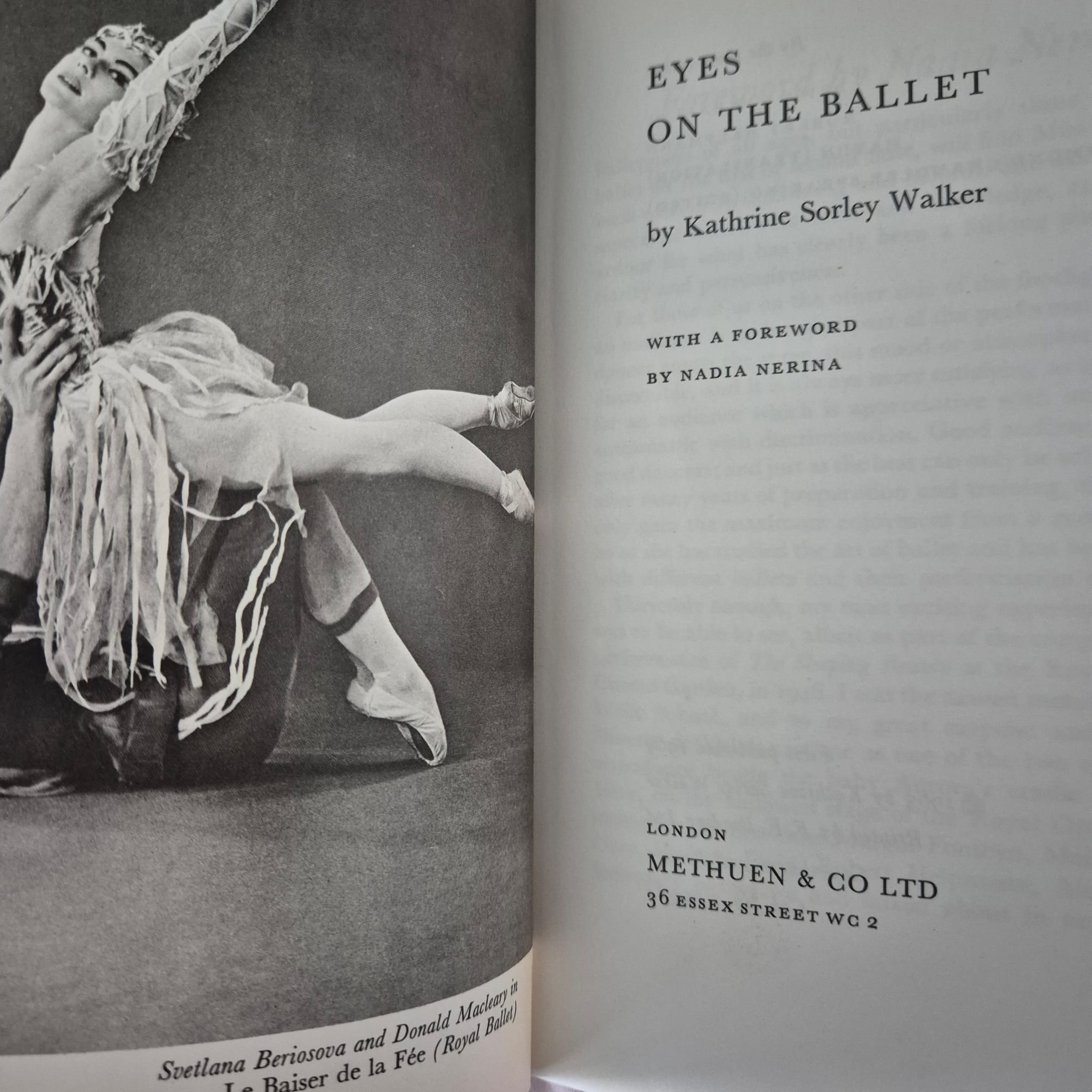 'Eyes on the Ballet' by Kathrine Sorley Walker