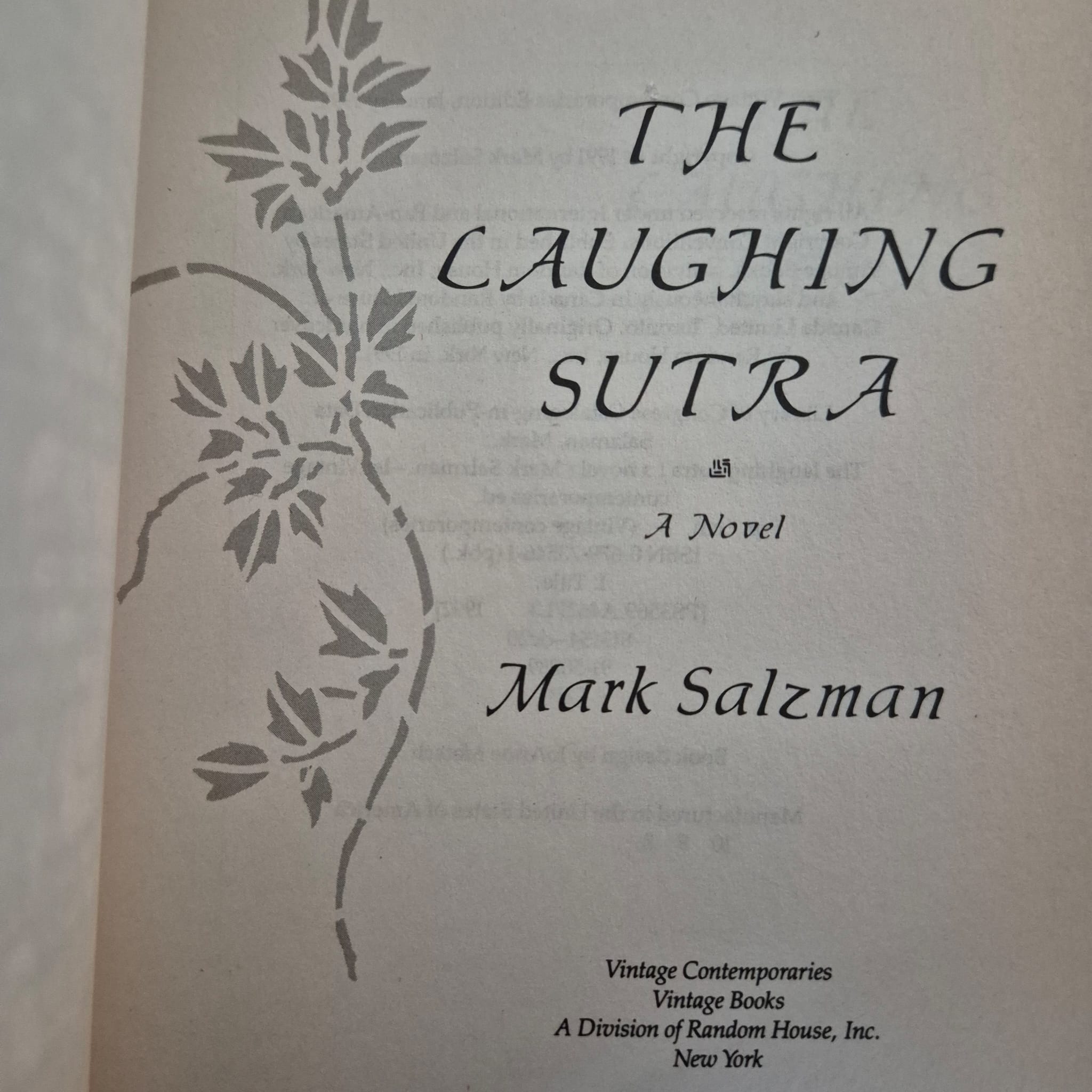 'The Laughing Sutra' by Mark Salzman