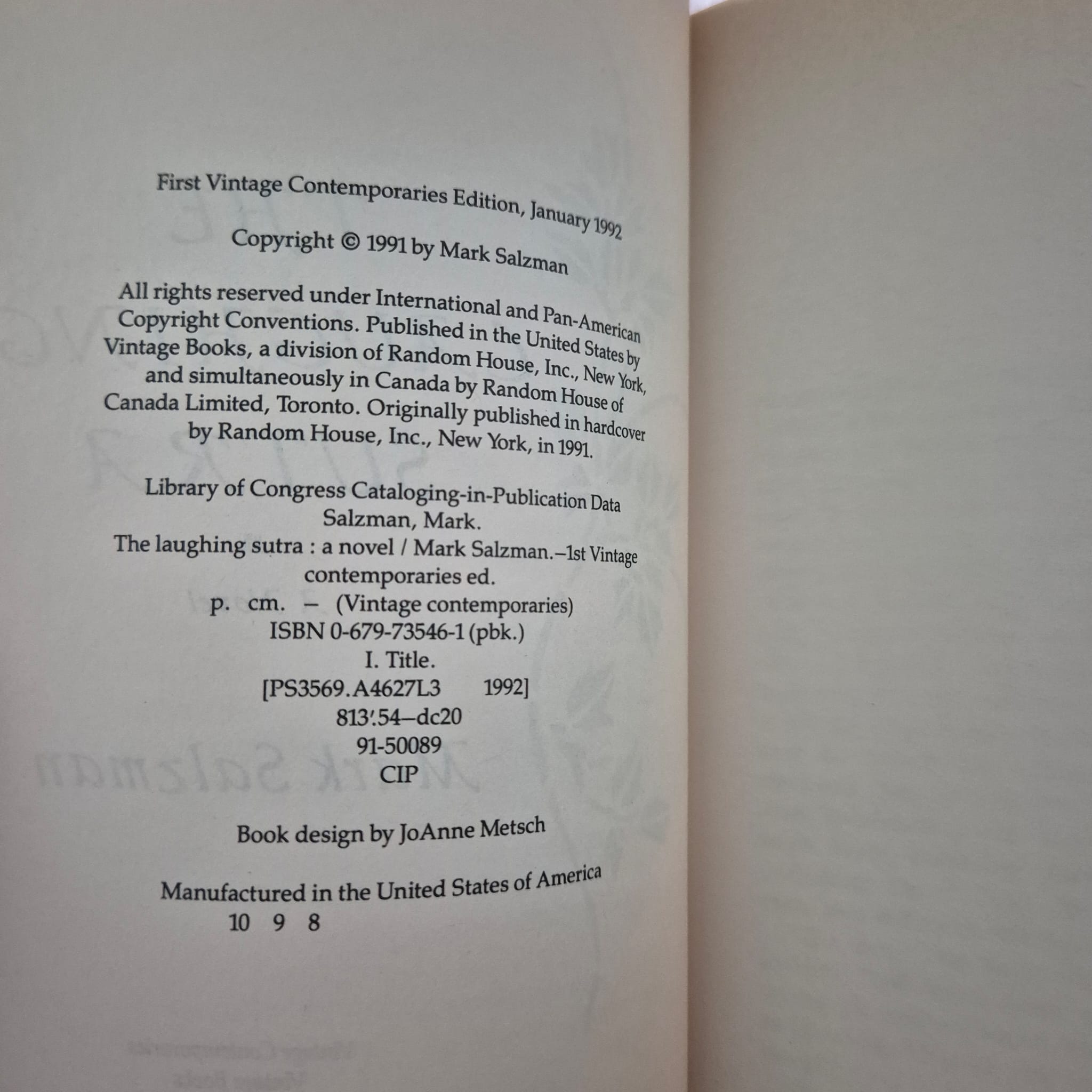 'The Laughing Sutra' by Mark Salzman