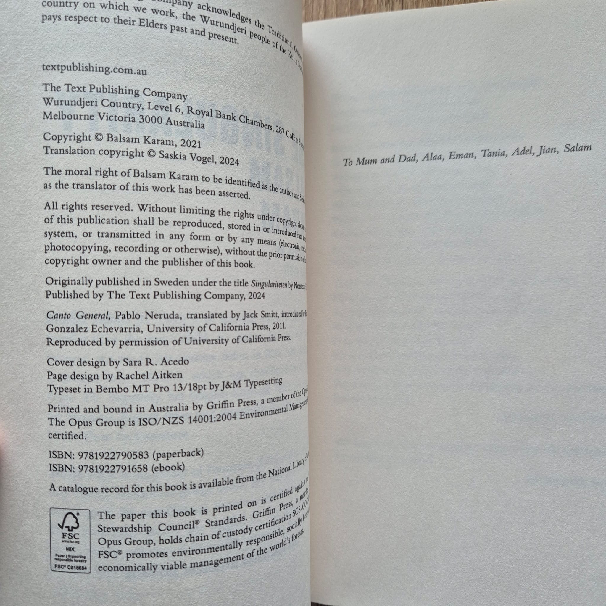 'The Singularity' by Balsam Karam
