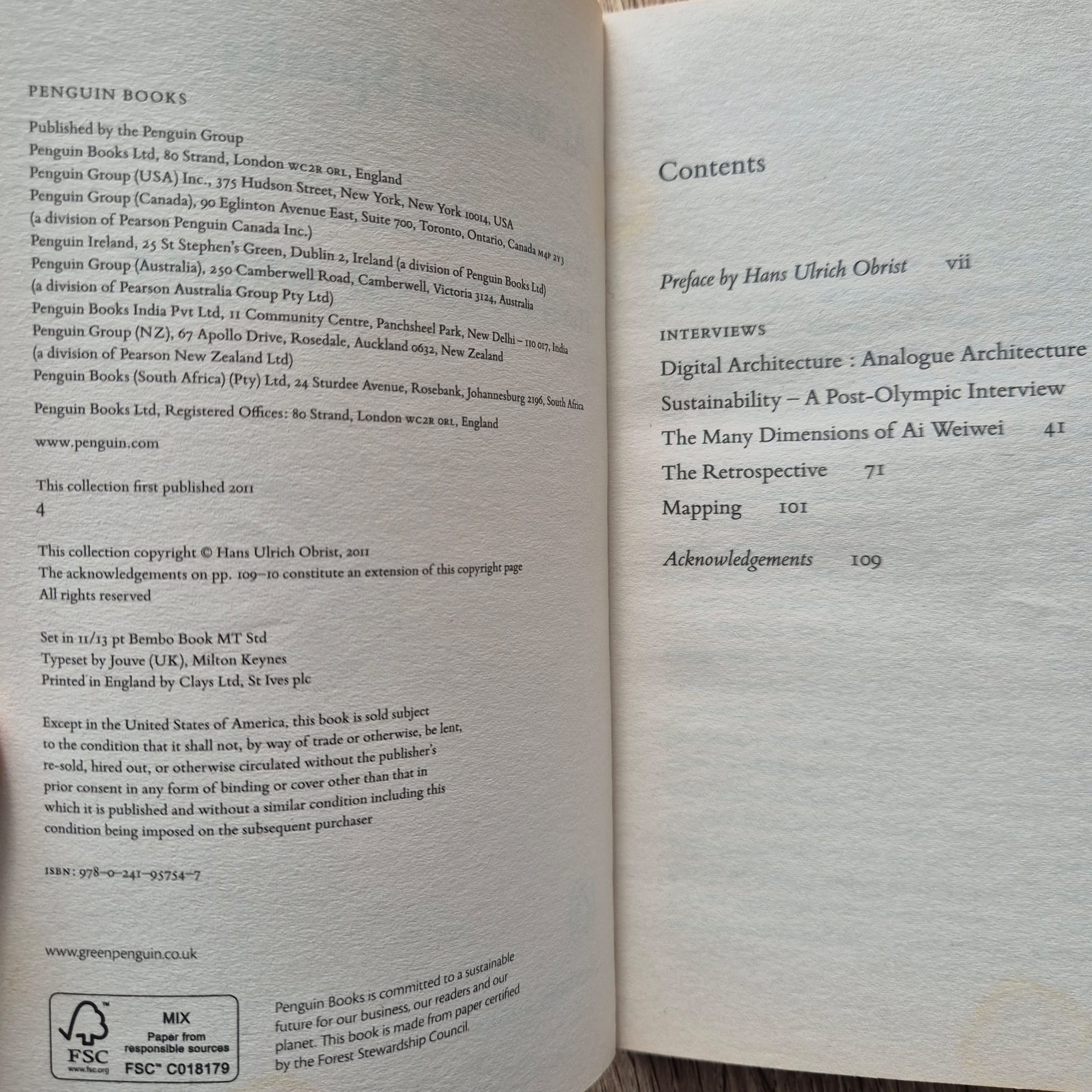 'Ai Weiwei Speaks' by Ai Weiwei with Hans Ulrich Obrist