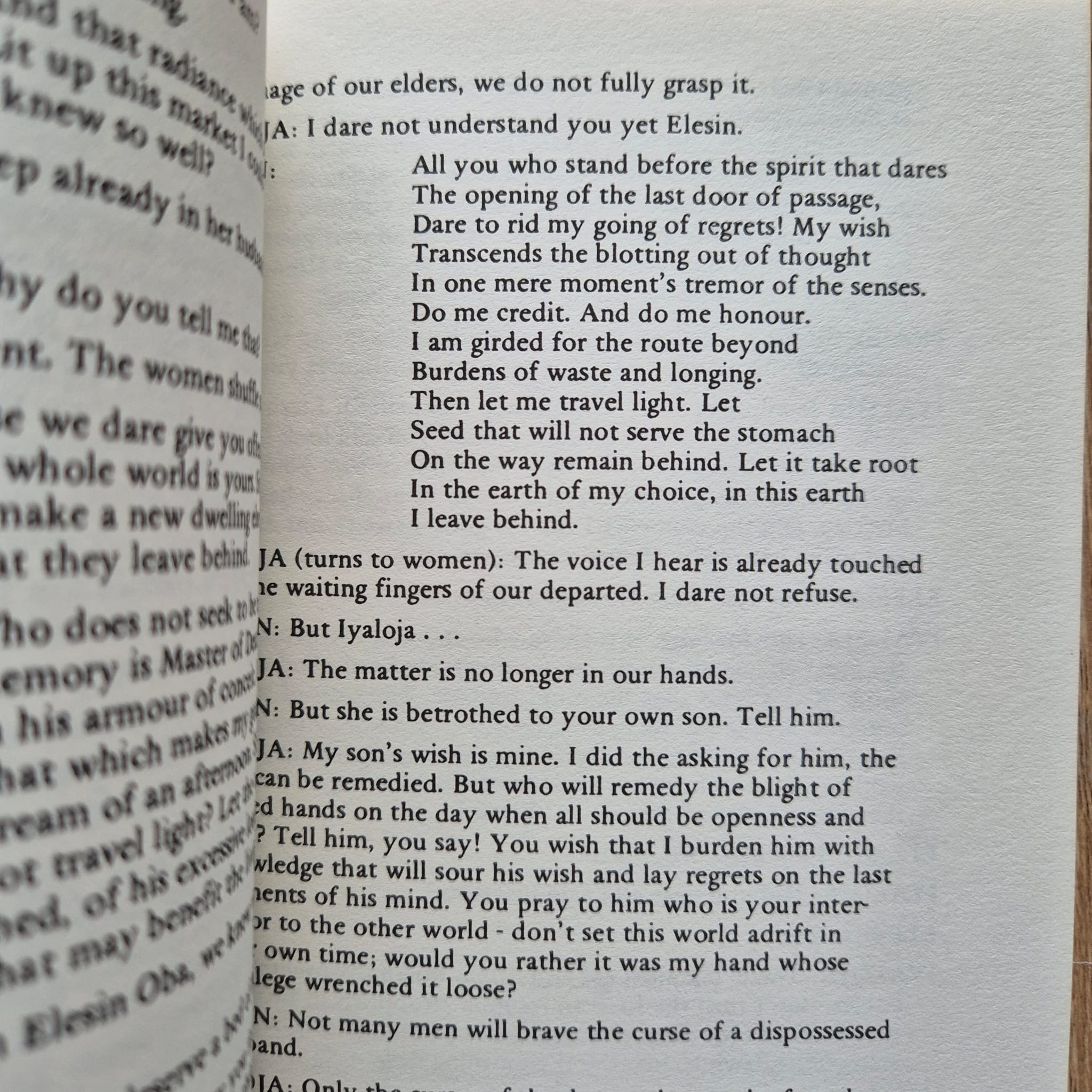 'Death and the King’s Horseman' by Wole Soyinka