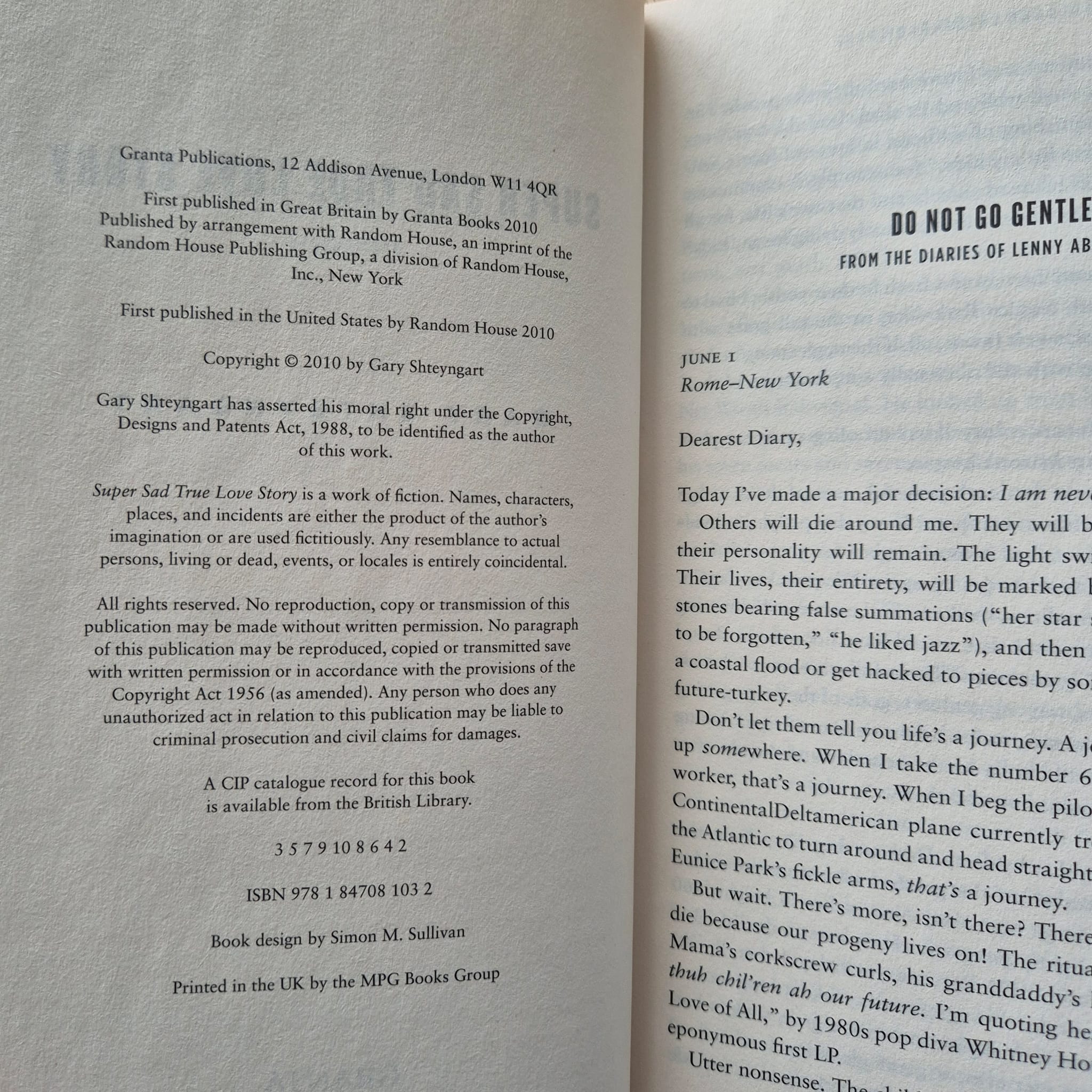 'Super Sad True Love Story' by Gary Shteyngart