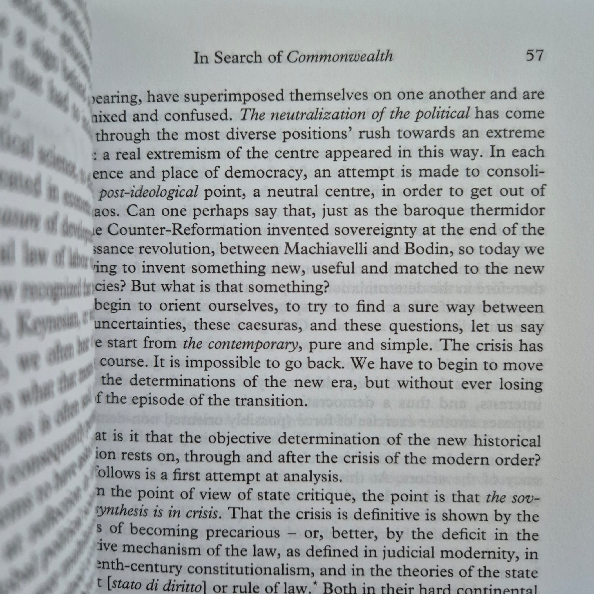 'The Common' by Antonio Negri