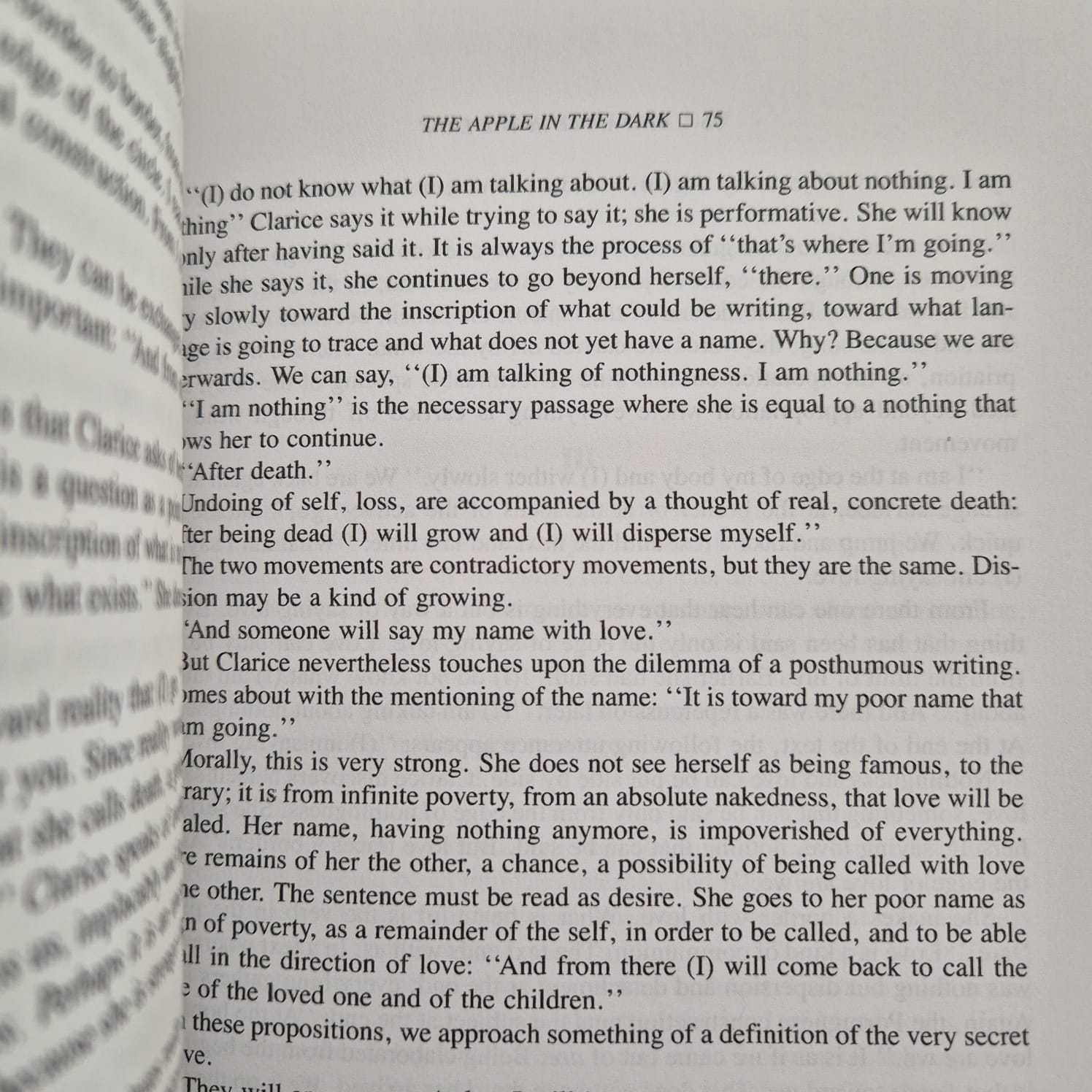 'Reading with Clarice Lispector' by Hélène Cixous