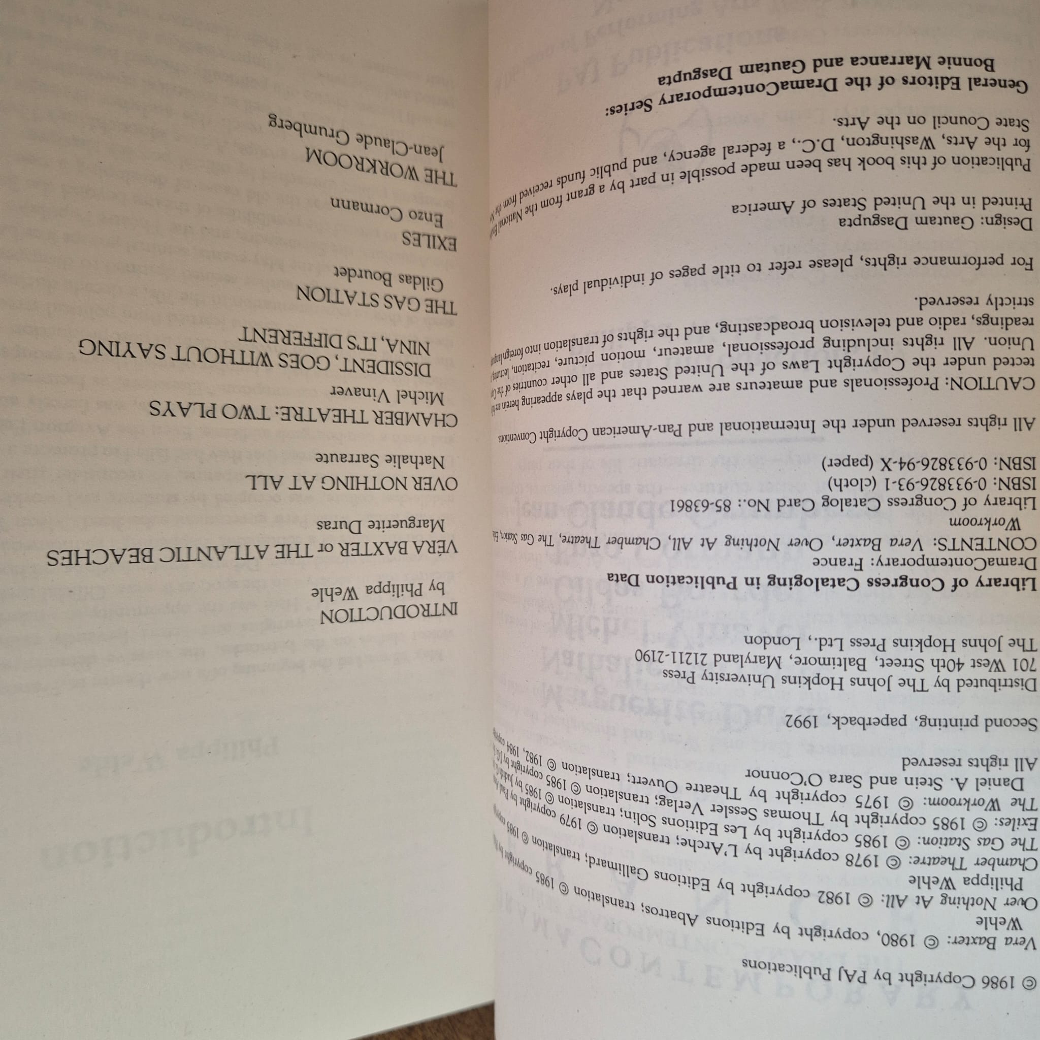 'France: Dramacontemporary' edited by Philippa Wehle