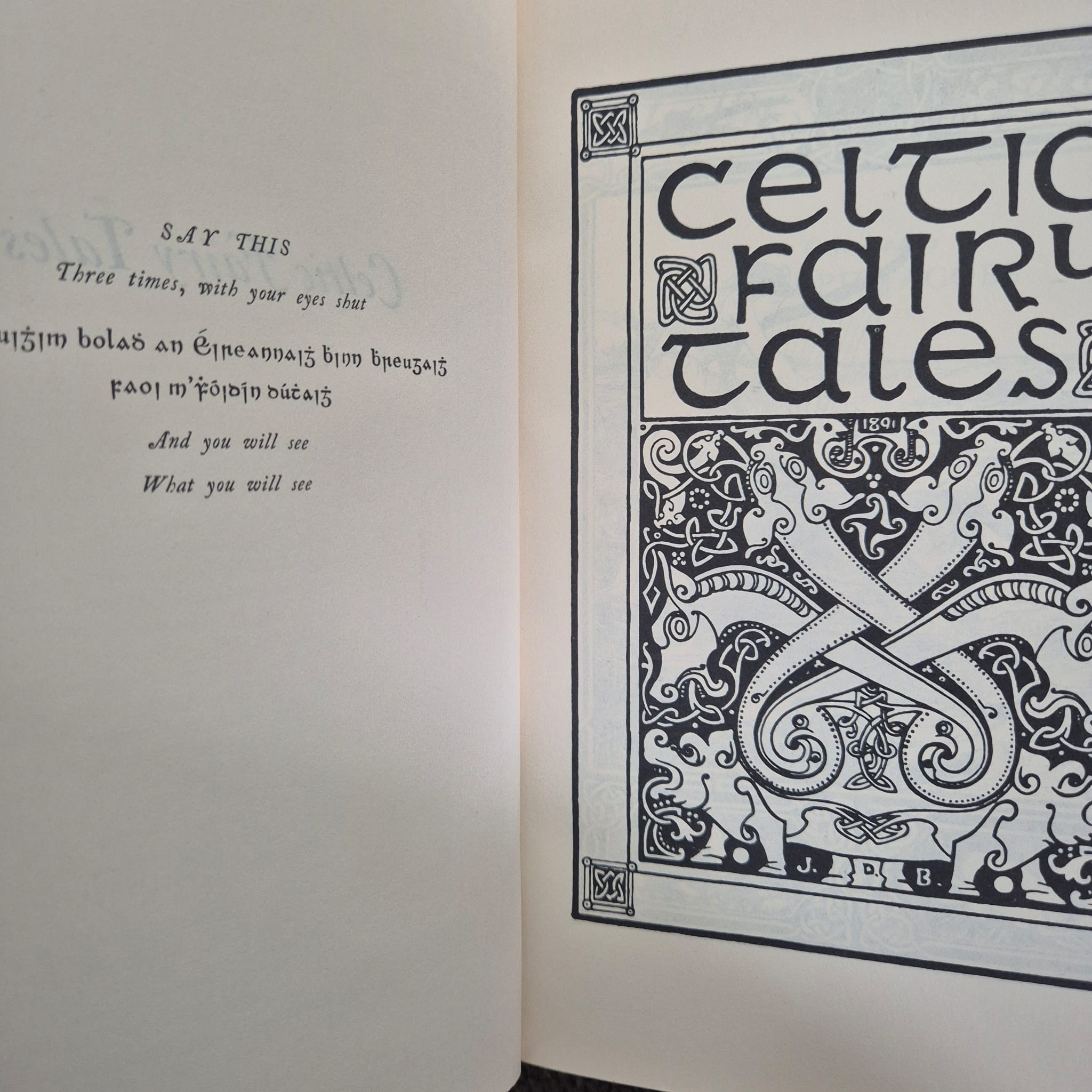 'Celtic Fairy Tales' collected by Joseph Jacobs, illustrated by John D. Batten