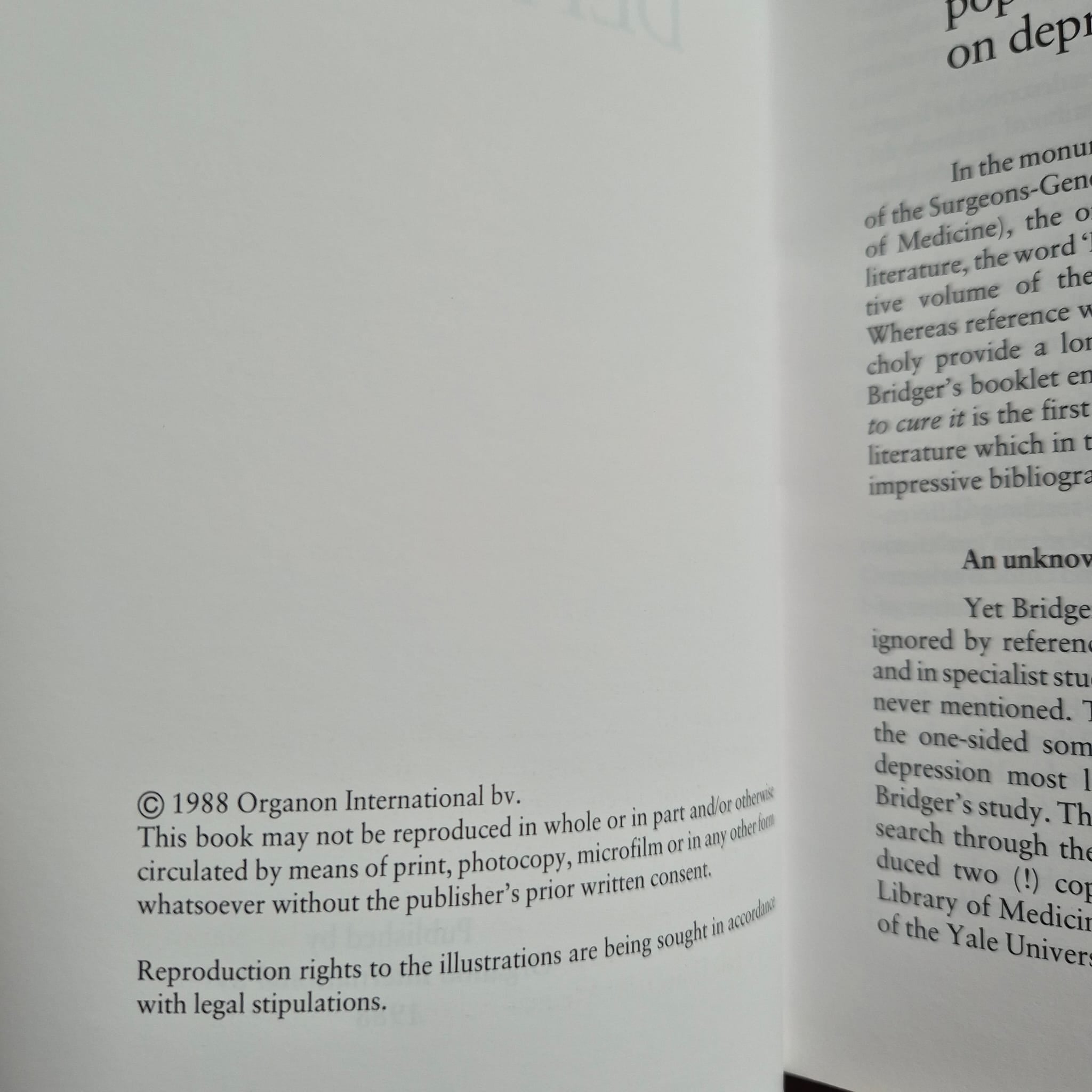 'An Unknown Monograph on Depressions' by M. J. van Lieburg and A. E. Bridger