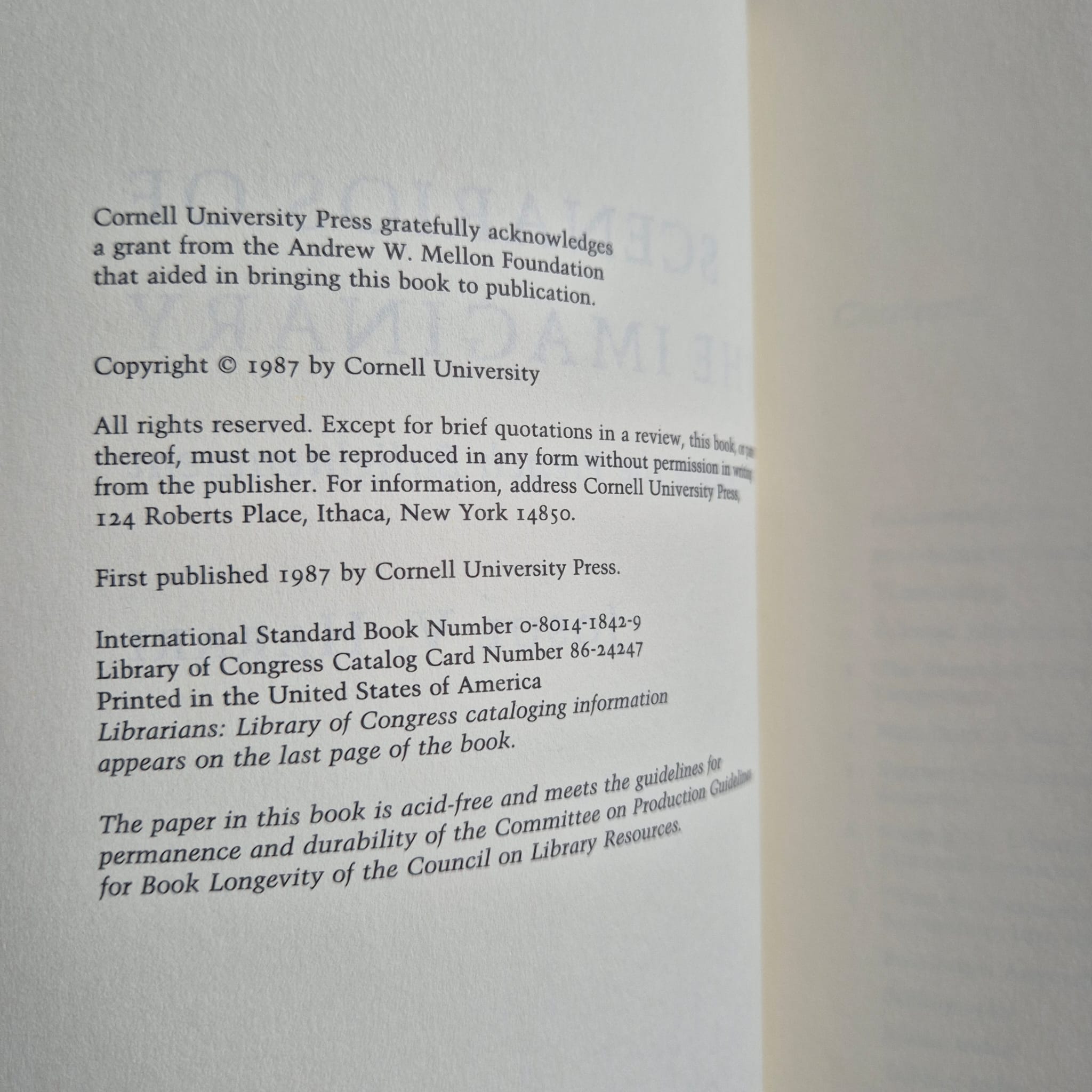 'Scenarios of the Imaginary: Theorizing the French Enlightenment' by Josué V. Harari