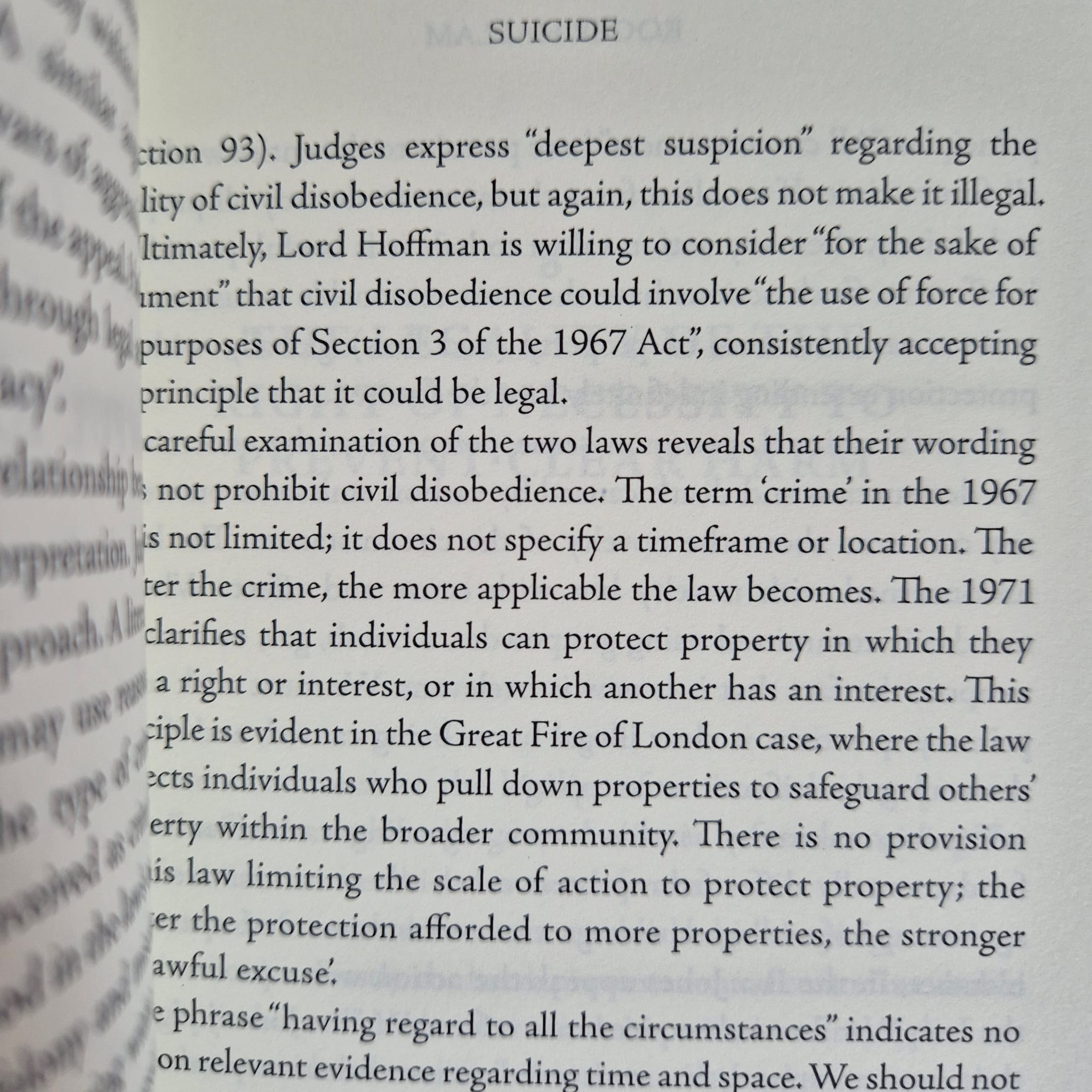 'Suicide: The Political and Legal Implications of Creating Endless Mass Death' by Roger Hallam with Robin Boardman