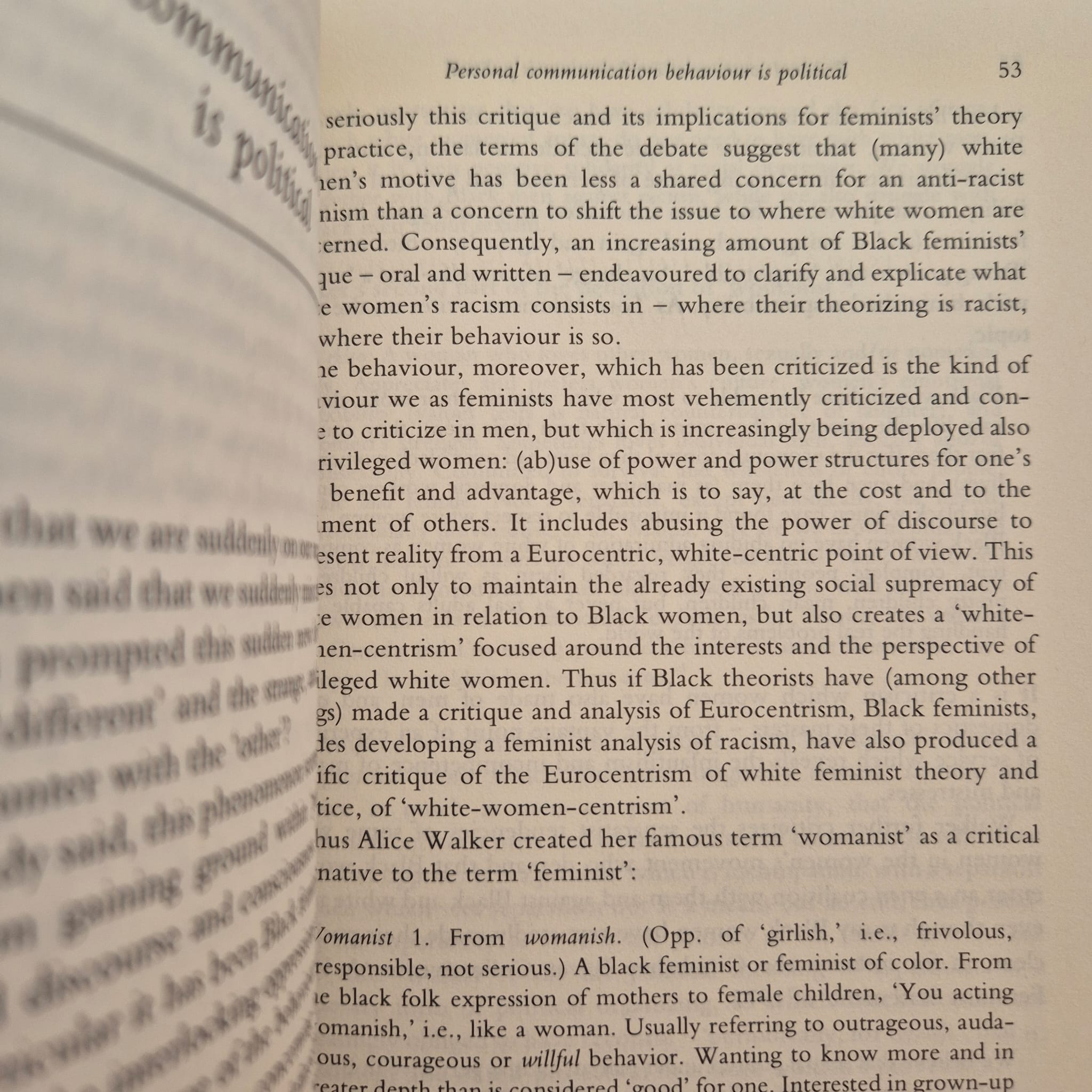 'The Will to Violence: The Politics of Personal Behaviour' by Susanne Kappeler