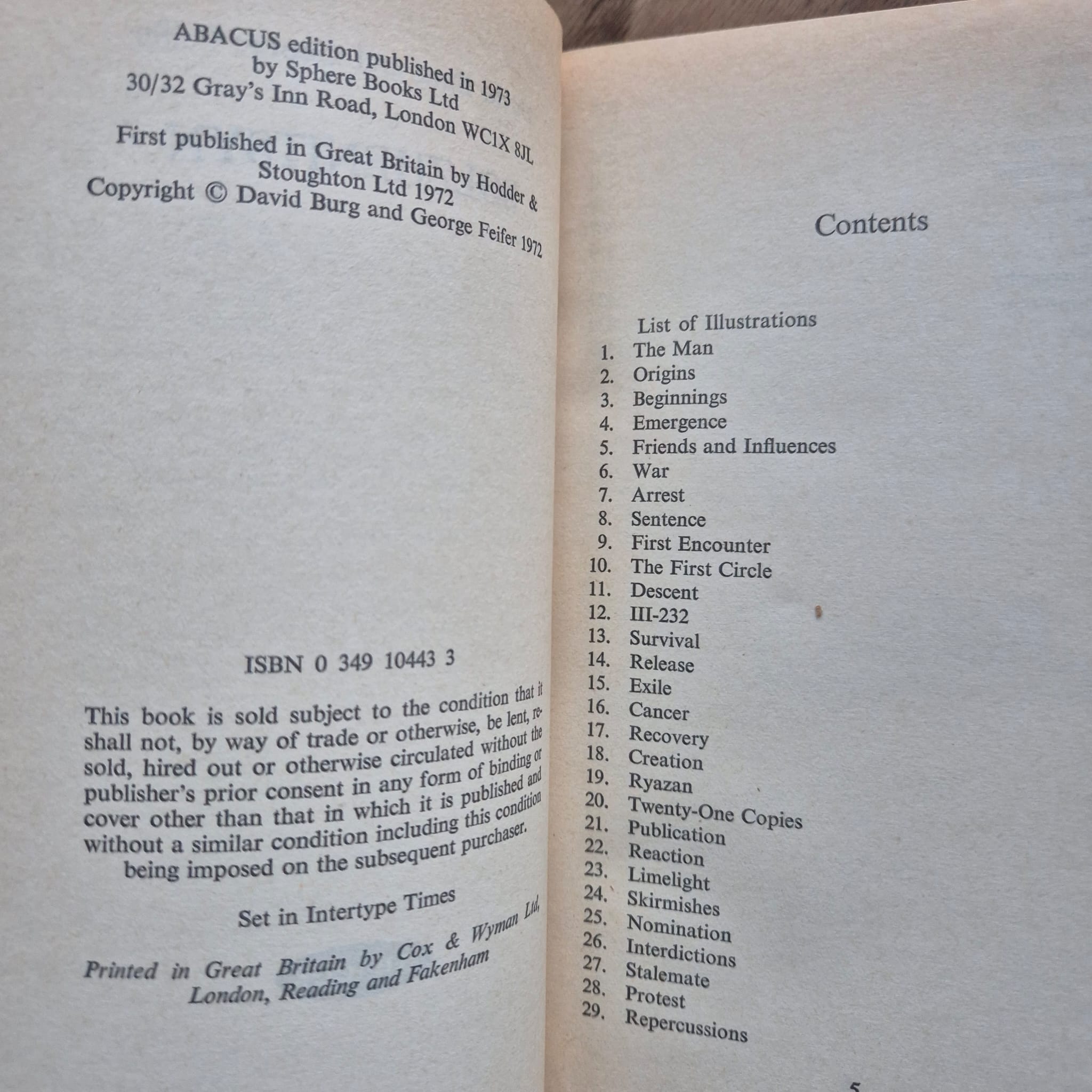 'Solzhenitsyn' by David Burg and George Feifer
