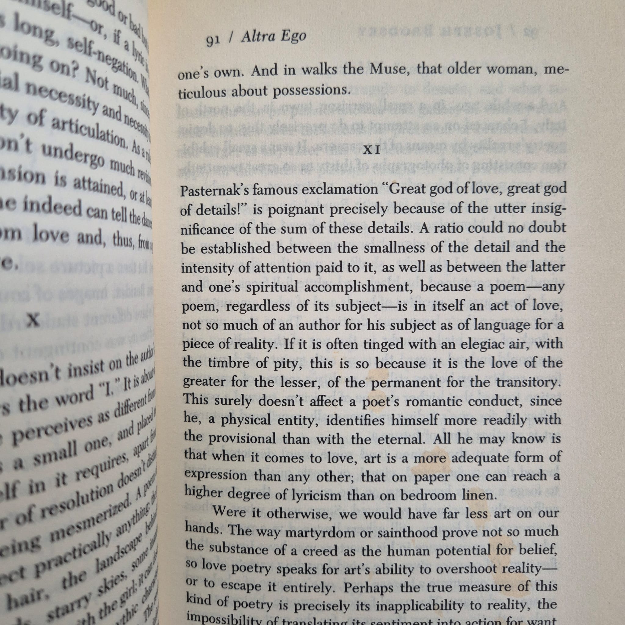 ‘On Grief and Reason: Essays’ by Joseph Brodsky