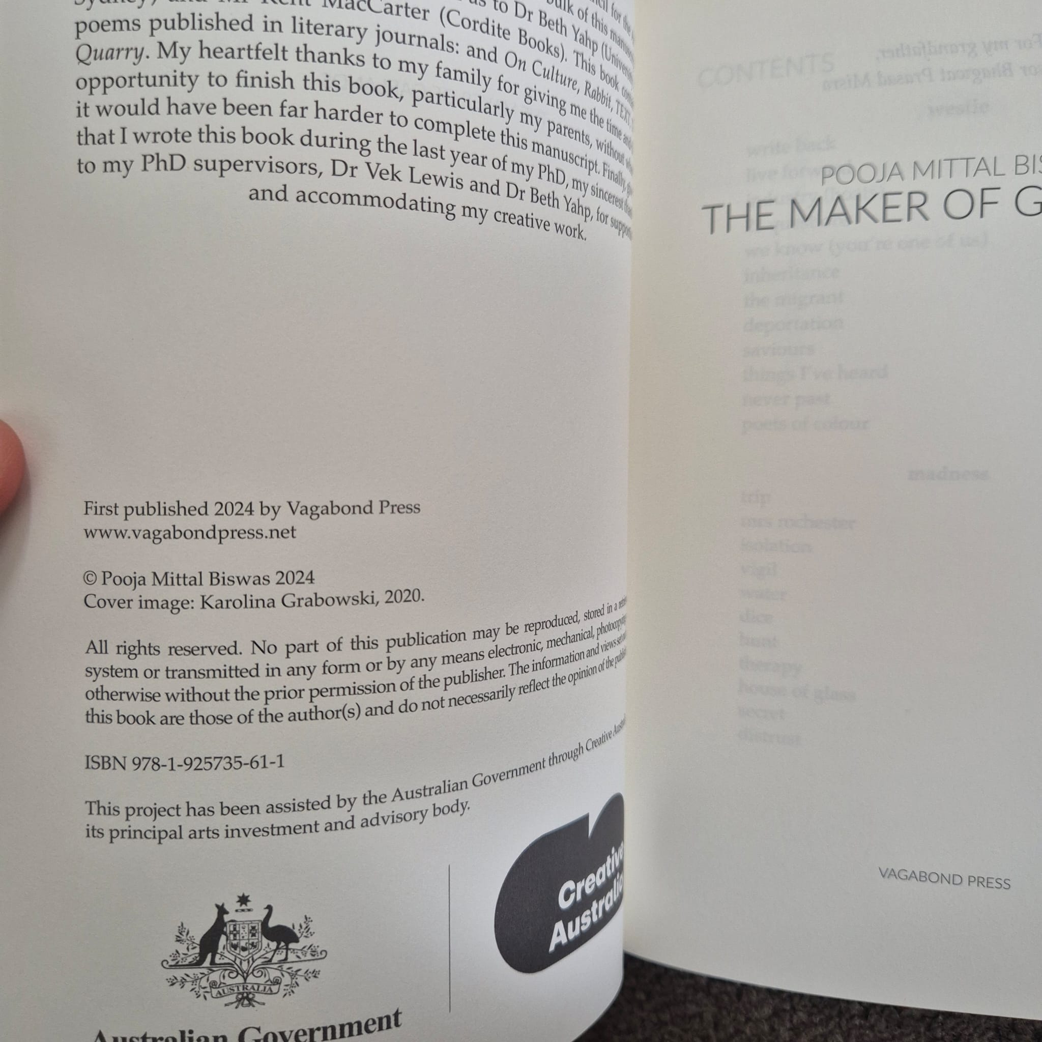 ‘The Maker of Garlands’ by Pooja Mittal Biswas + ‘If Movement Was a Language’ by Svetlana Sterlin
