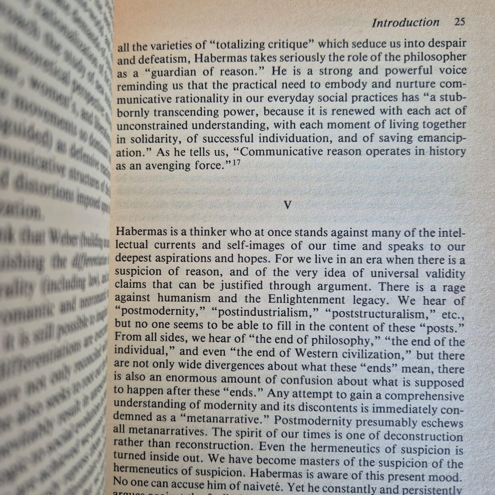 ‘Habermas and Modernity’ edited by Richard J. Bernstein