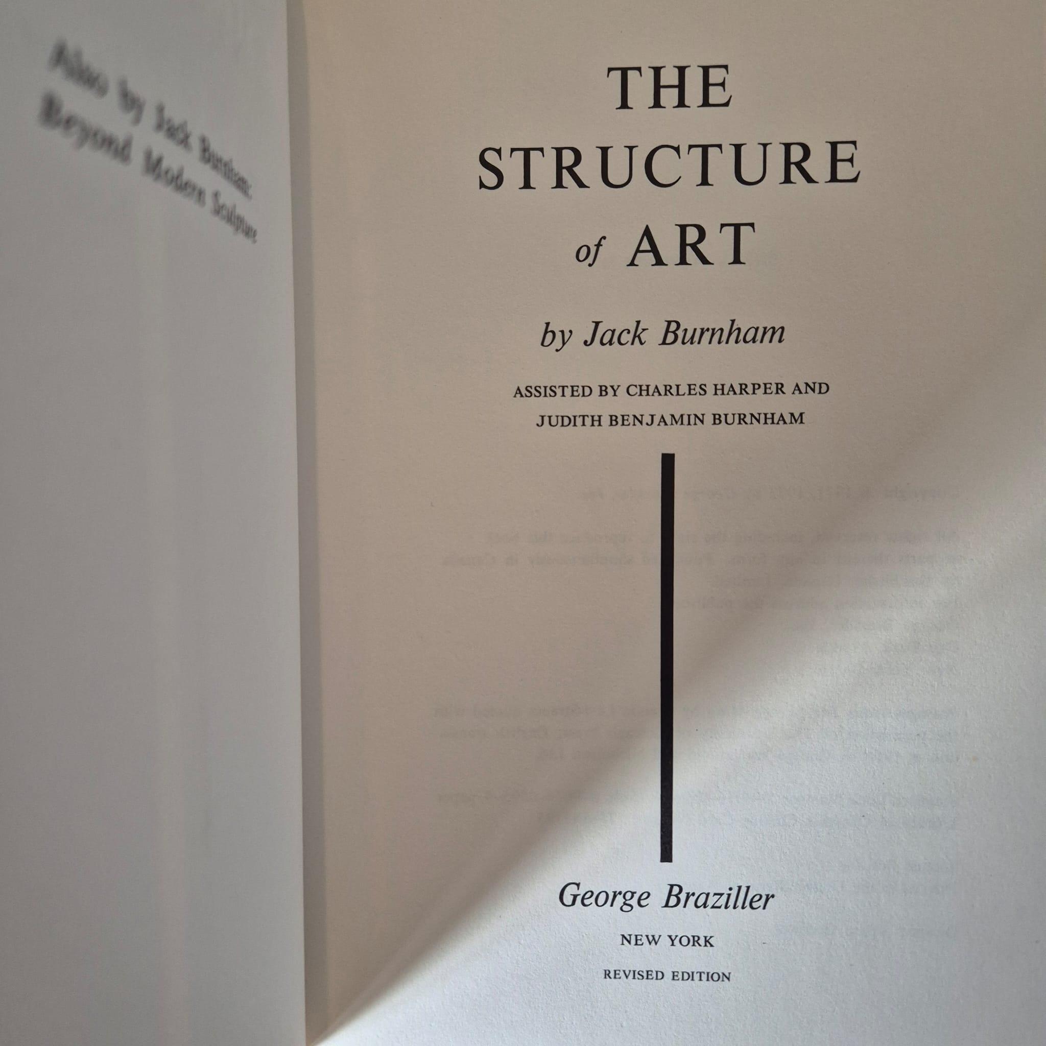 ‘The Structure of Art’ by Jack Burnham