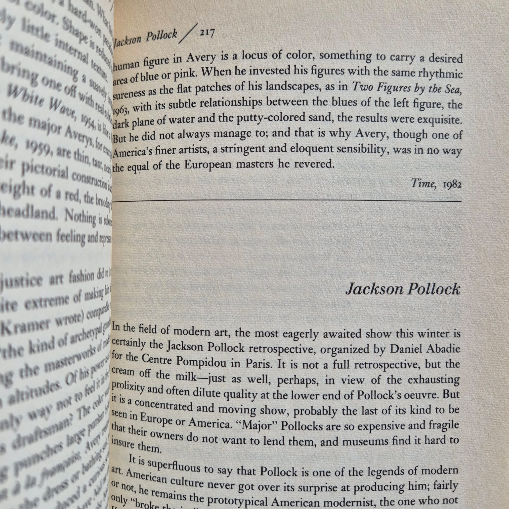 ‘Nothing If Not Critical: Selected Essays on Art and Artists’ by Robert Hughes