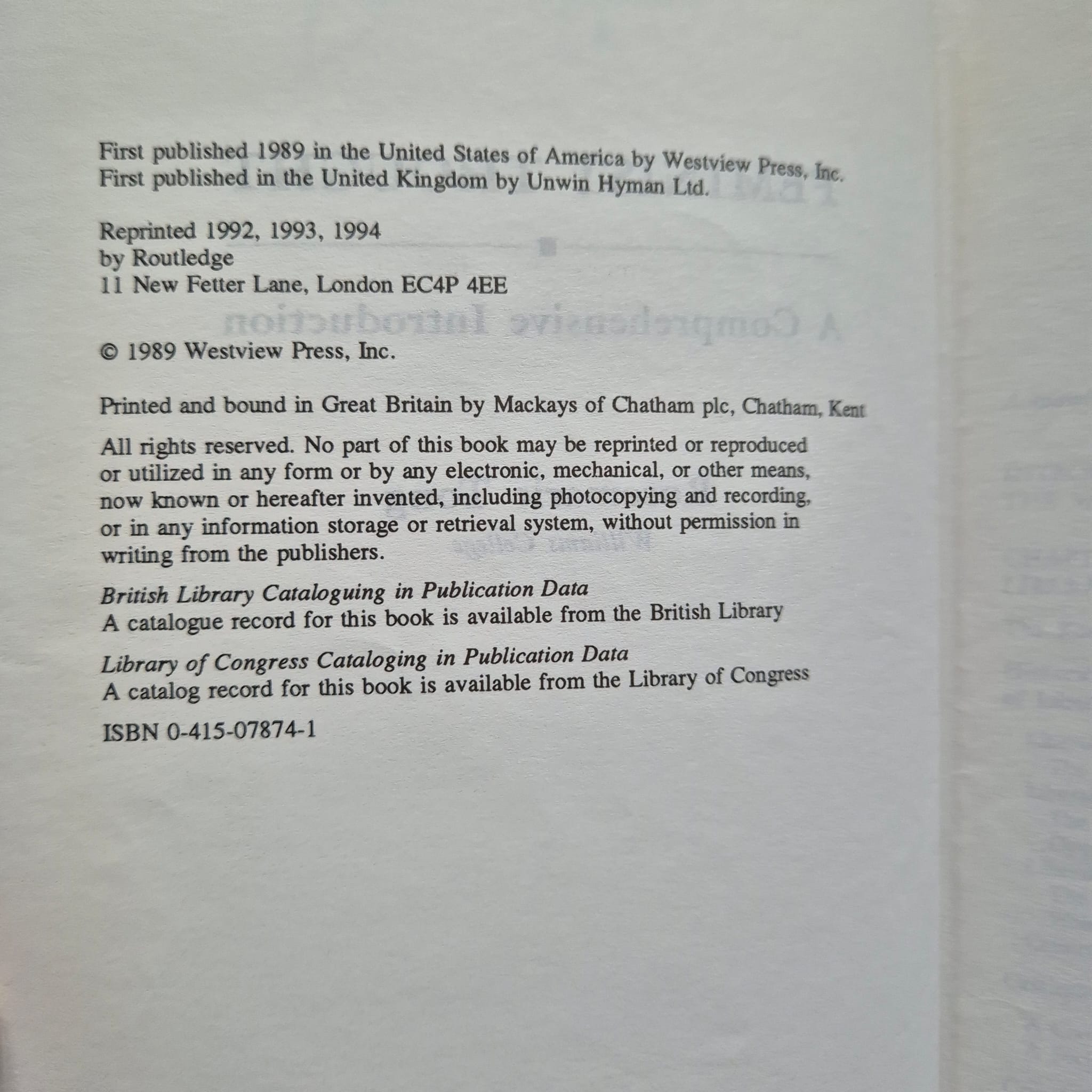 ‘Feminist Thought: A Comprehensive Introduction’ by Rosemarie Tong