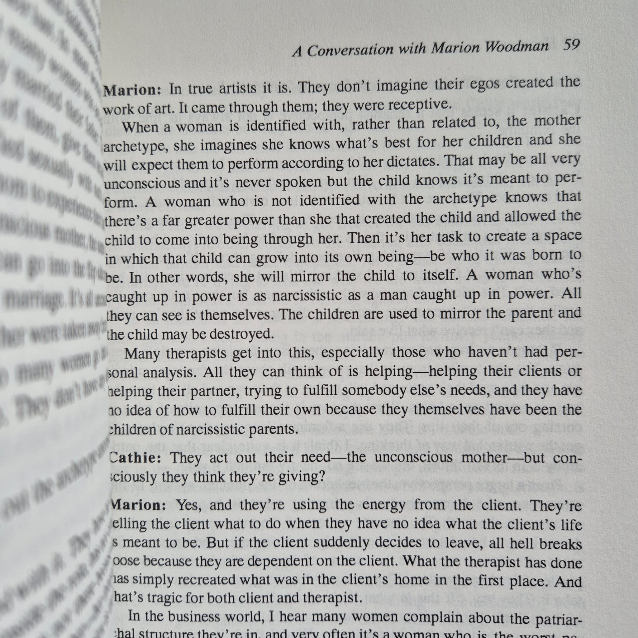 ‘Conscious Femininity: Interviews with Marion Woodman’ by Marion Woodman and Daryl Sharp