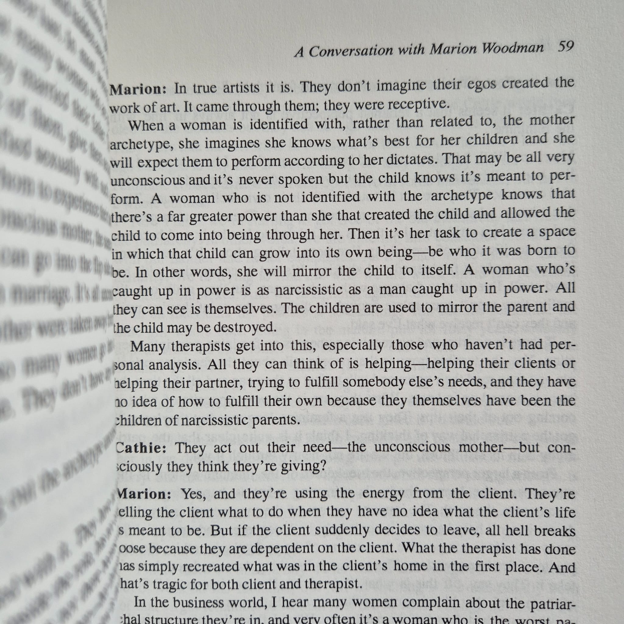 ‘Conscious Femininity: Interviews with Marion Woodman’ by Marion Woodman and Daryl Sharp