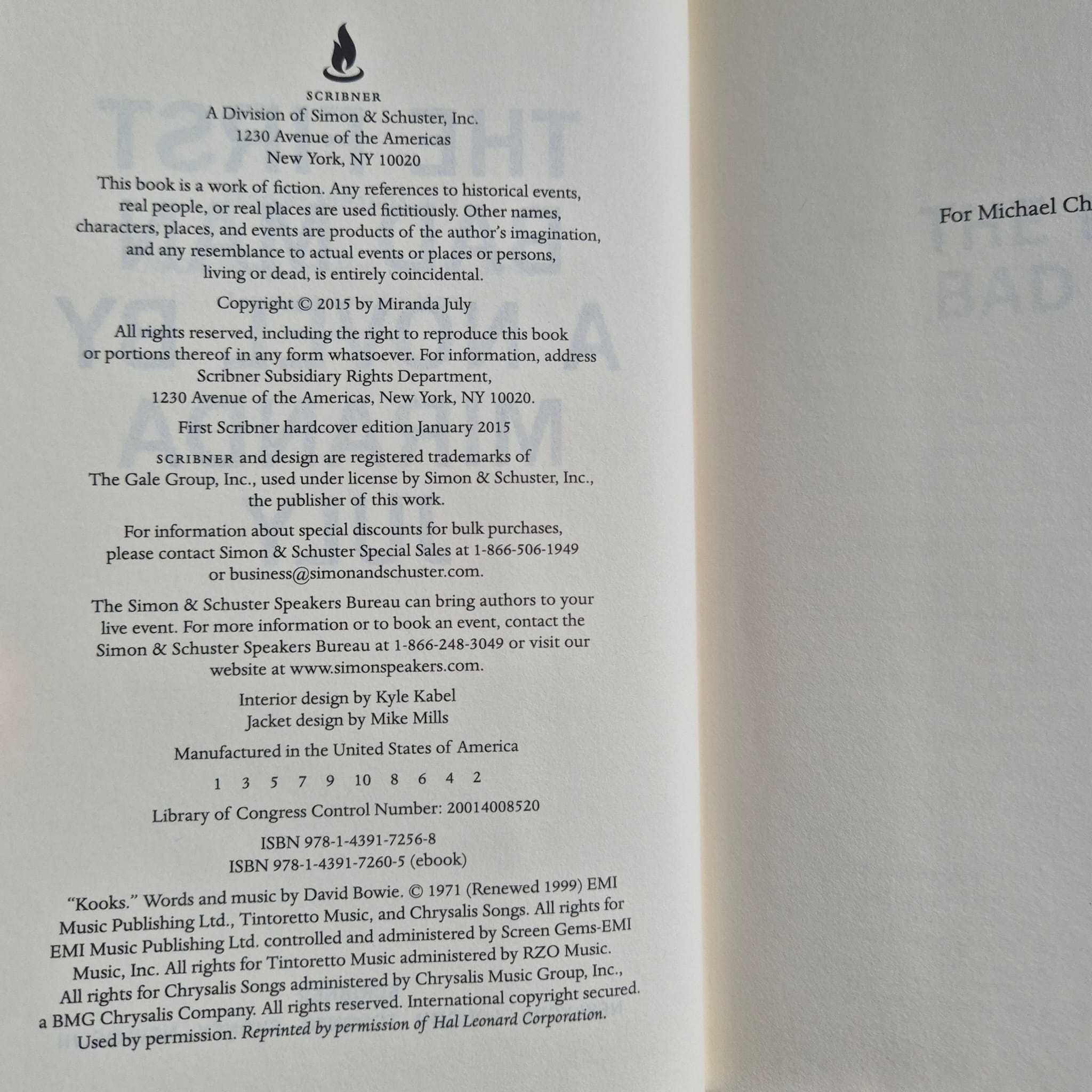 'The First Bad Man' by Miranda July