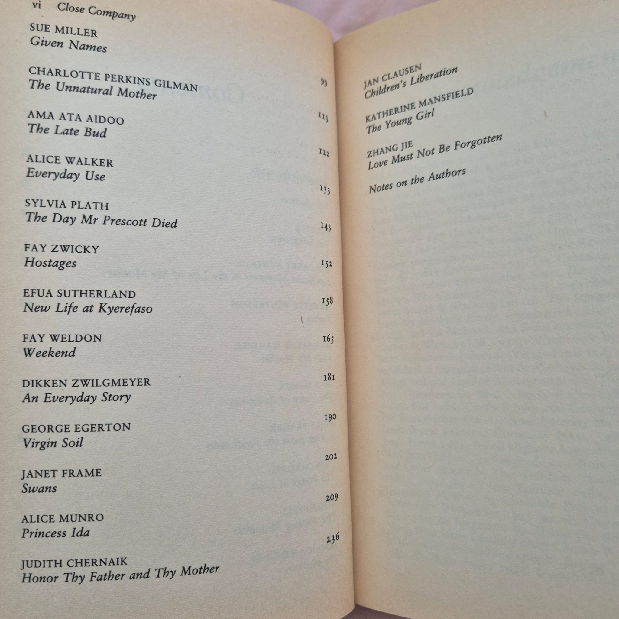 'Close Company: Stories of Mothers and Daughters' edited by Christine Park and Caroline Heaton