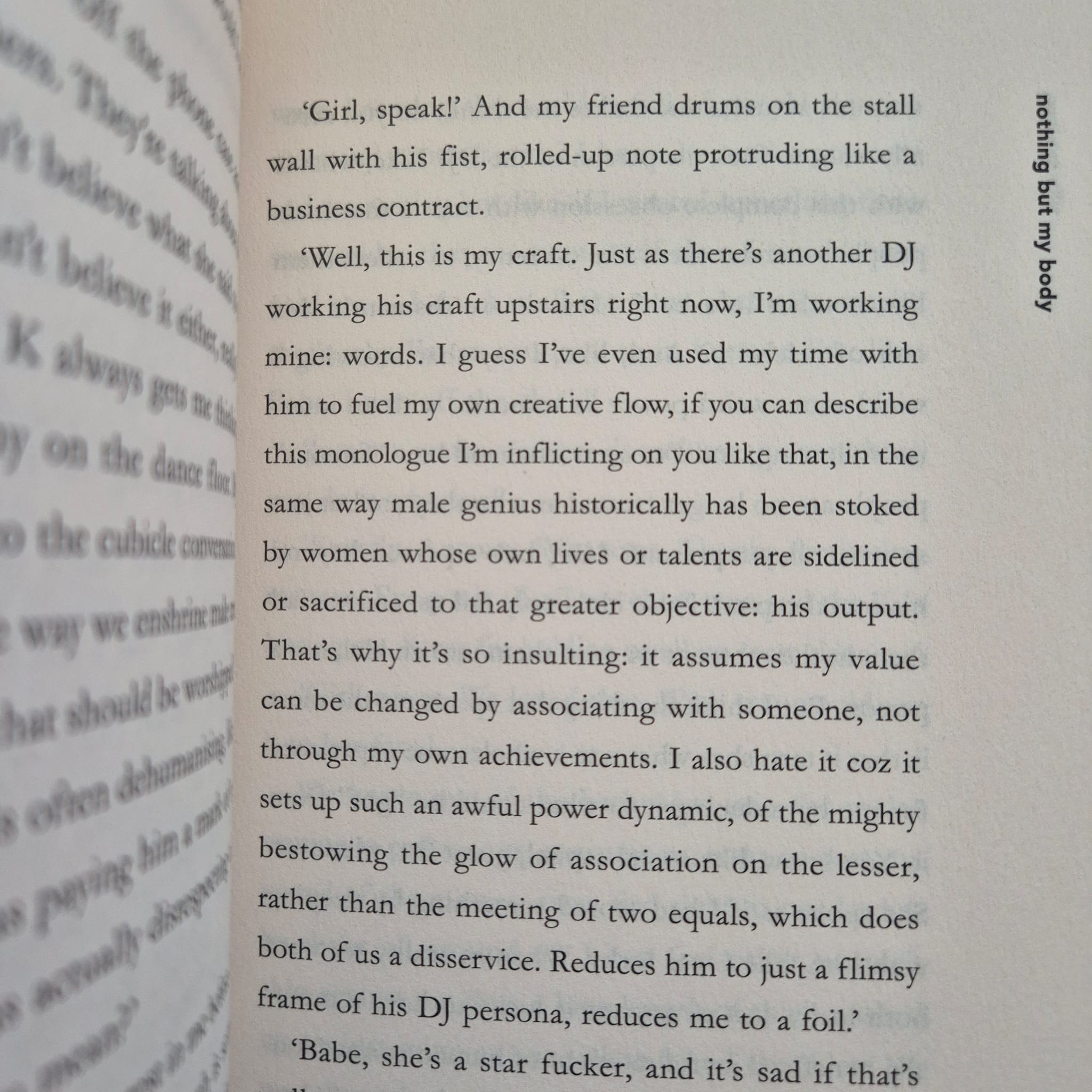 'Nothing But My Body' by Tilly Lawless