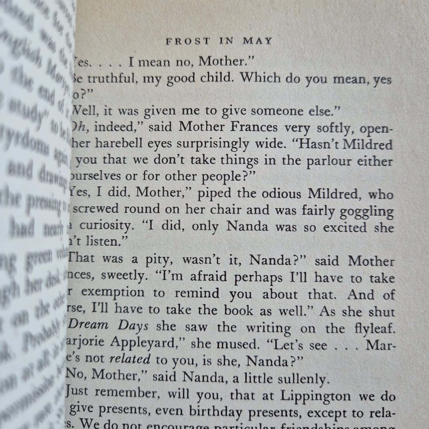 'Frost in May' by Antonia White
