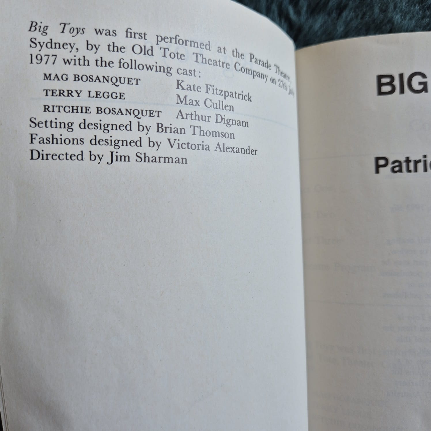 'Big Toys' by Patrick White