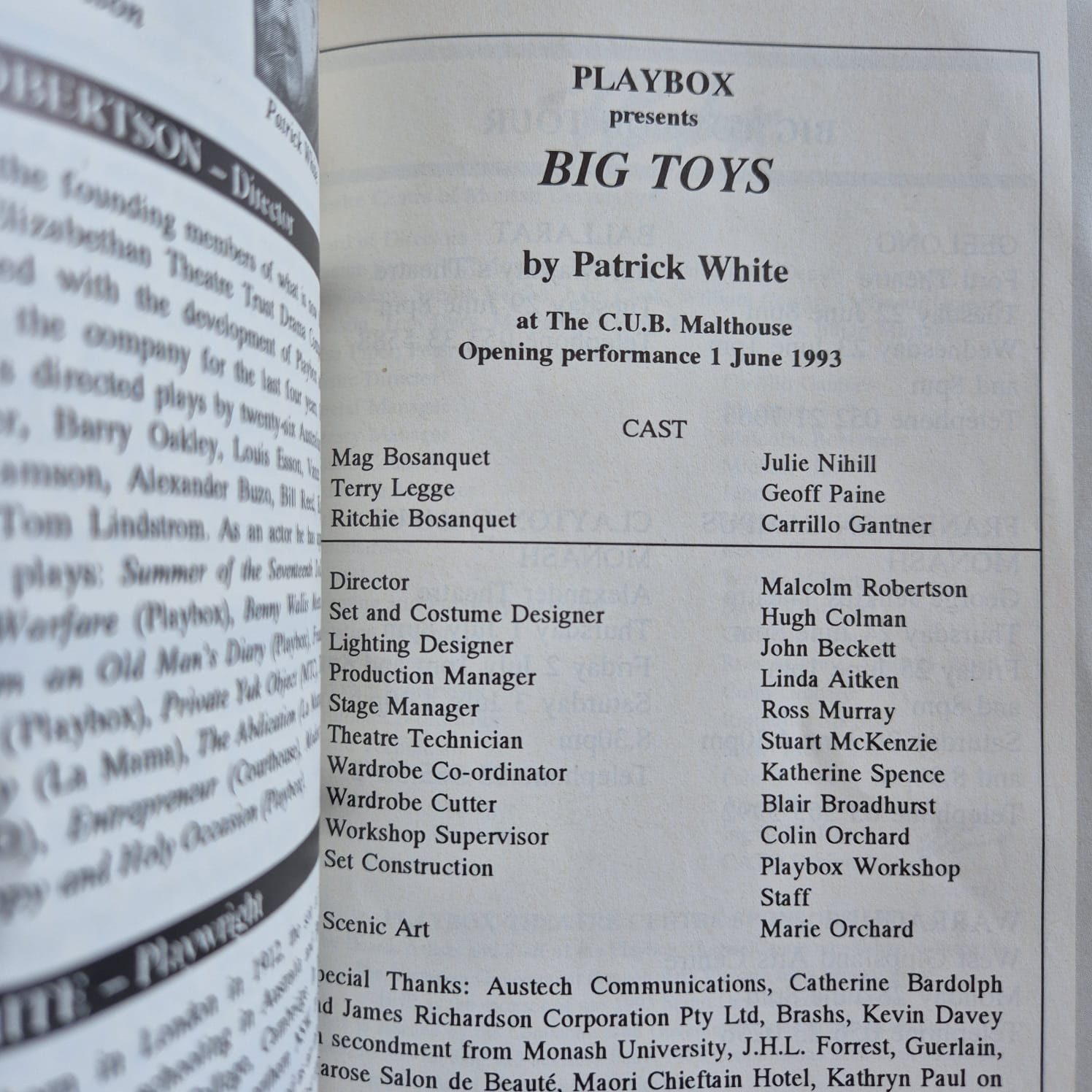 'Big Toys' by Patrick White