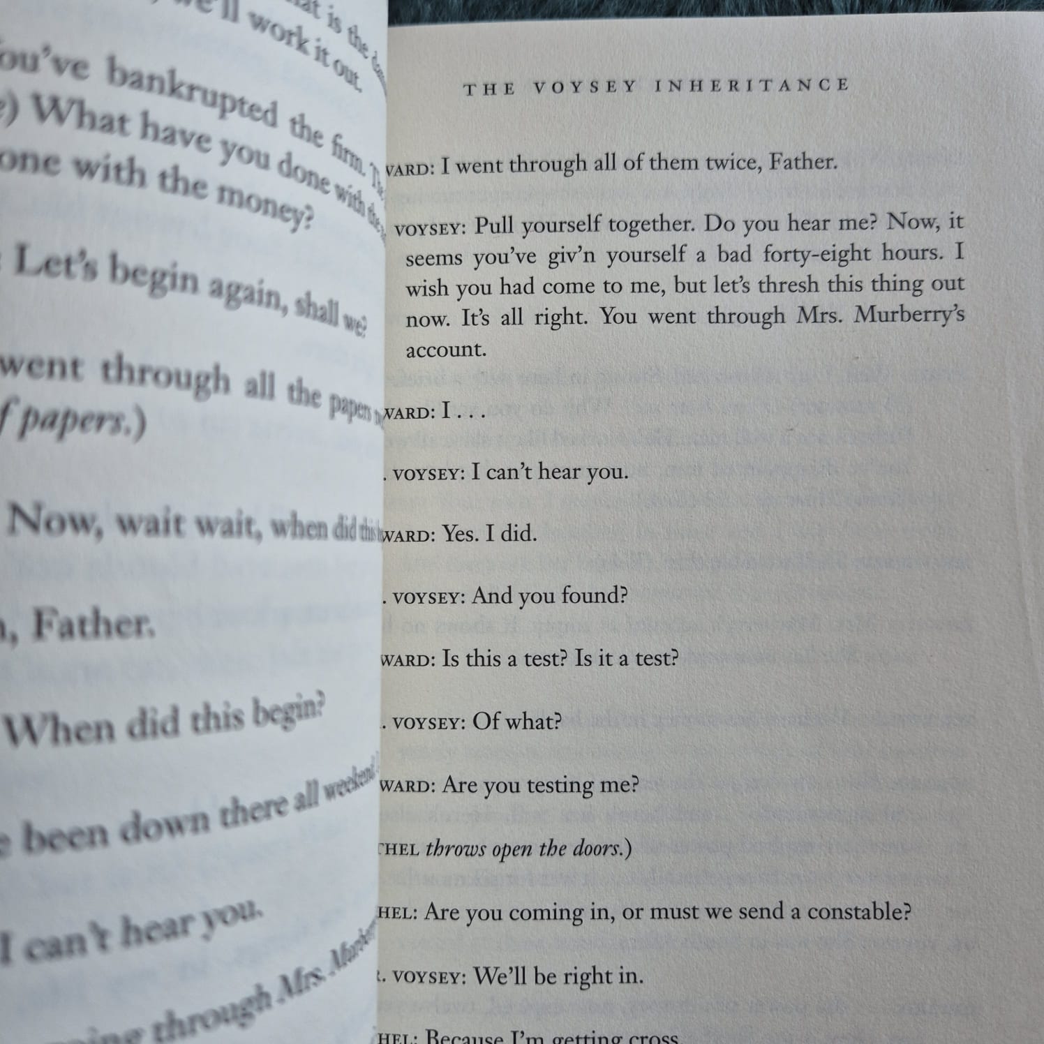 'The Voysey Inheritance: A Play' by Harley Granville-Barker, adapted by David Mamet
