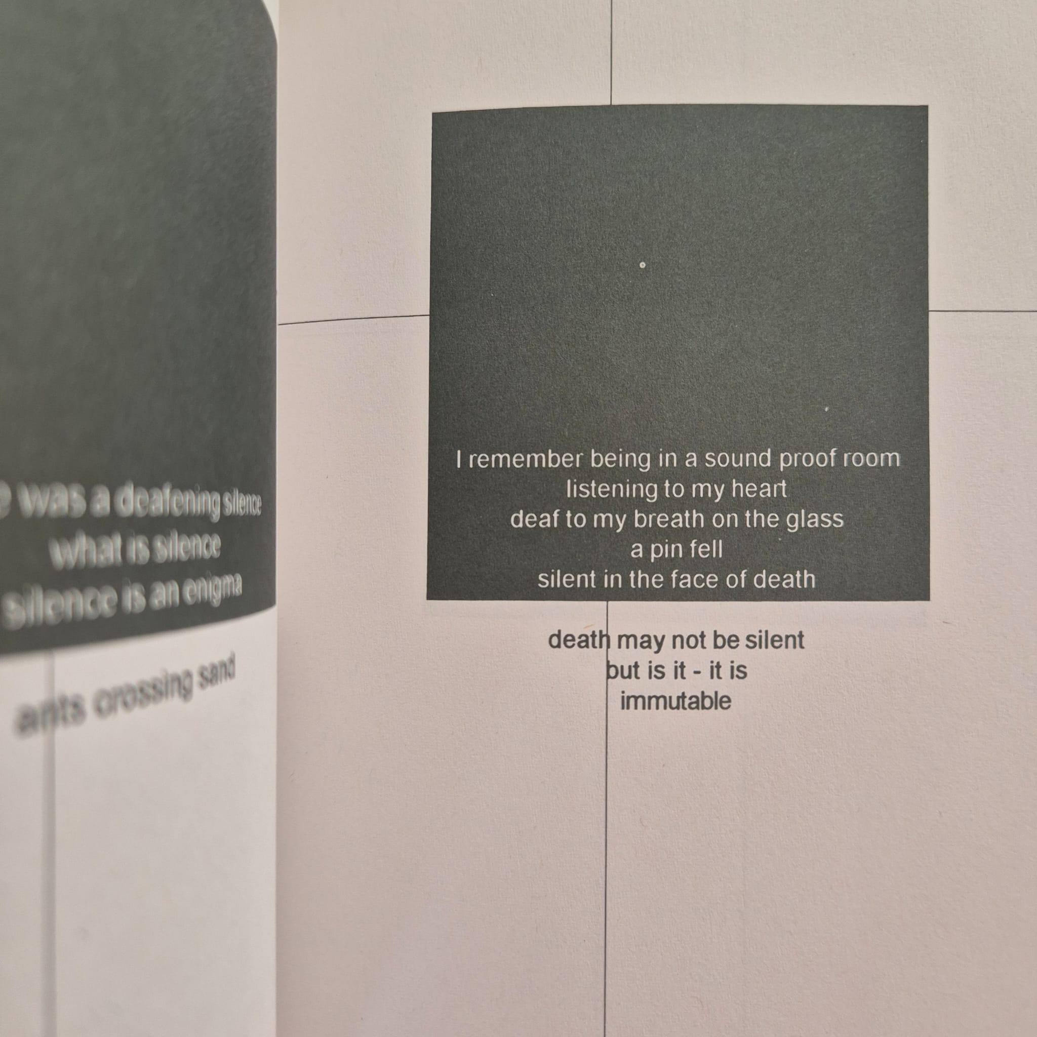 'Dialogue No. 9: Silence' — July 1998