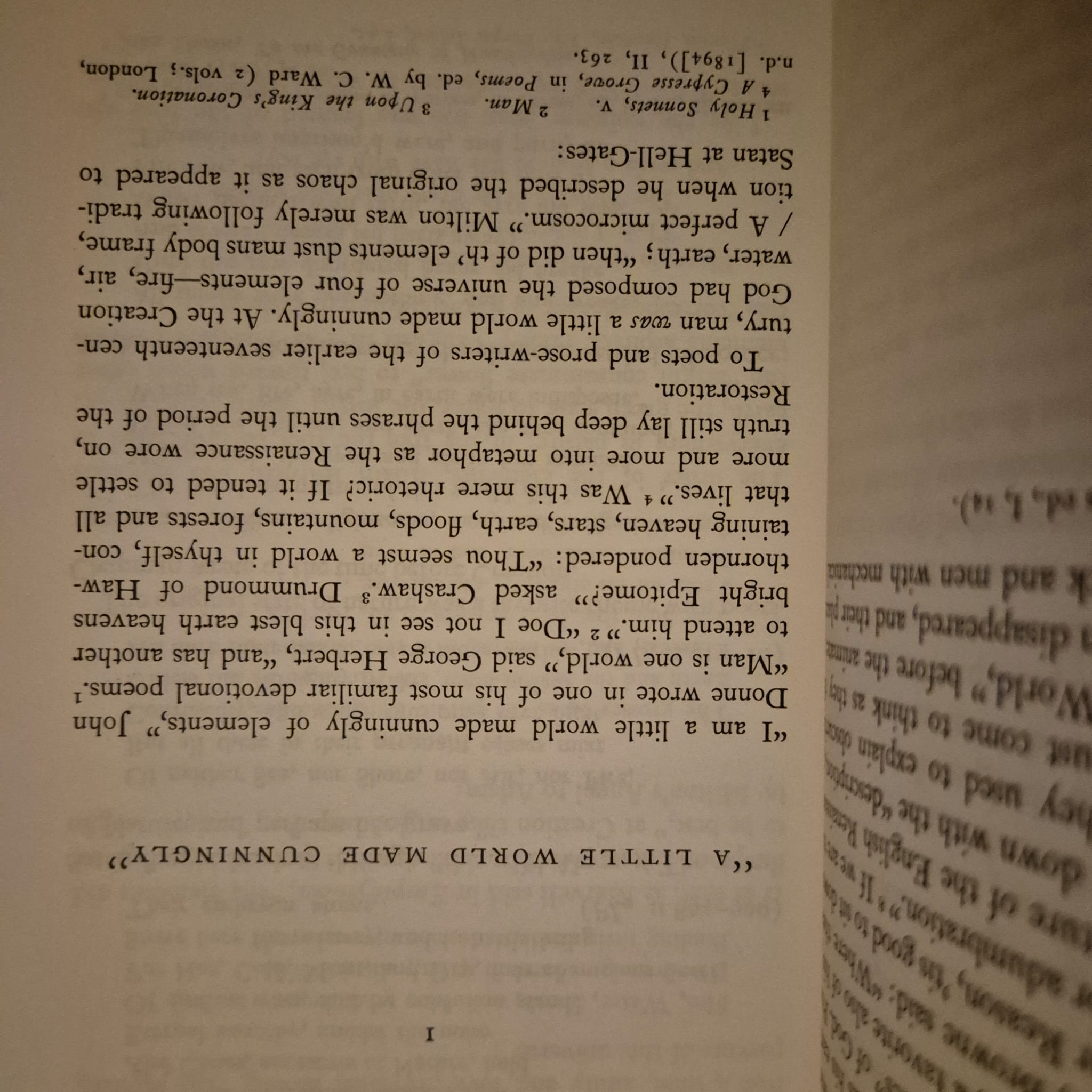 'The Breaking of the Circle: Studies in the Effect of the “New Science” Upon Seventeenth-Century Poetry' by Marjorie Hope Nicolson