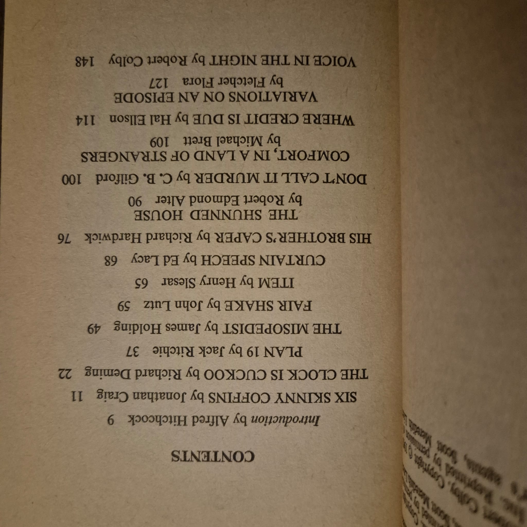 'This One Will Kill You' edited by Alfred Hitchcock