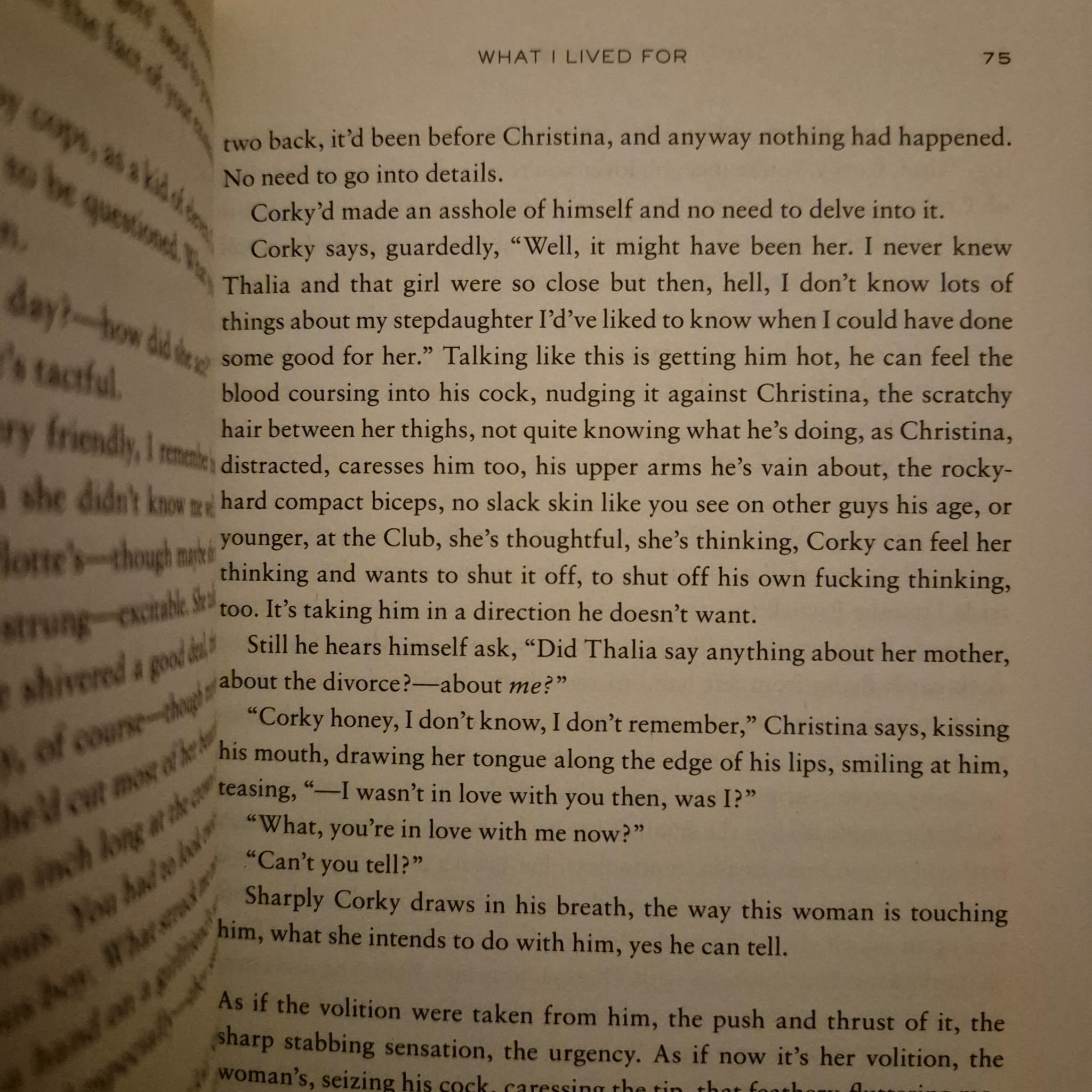 'What I Lived For' by Joyce Carol Oates