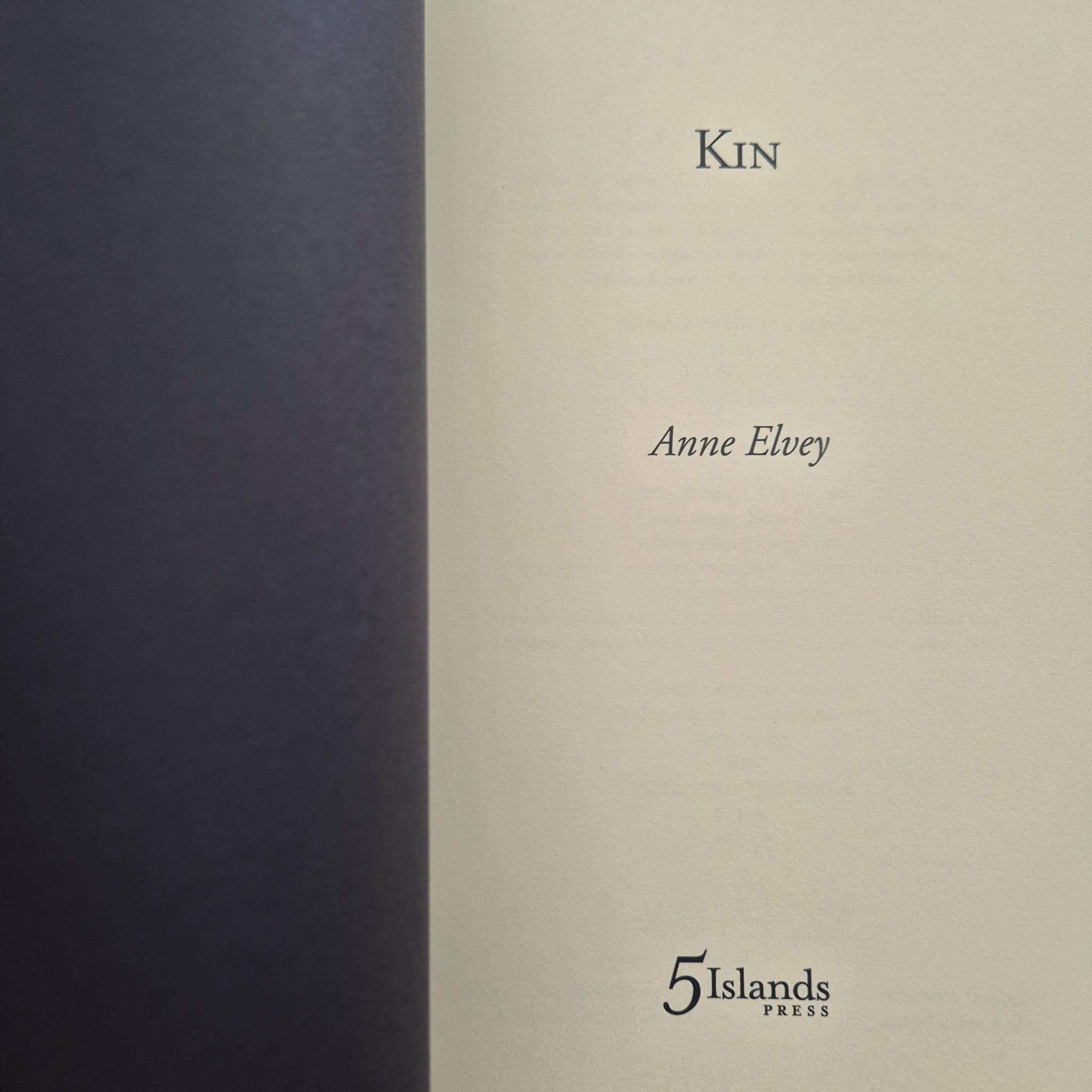 'Kin' by Anne Elvey
