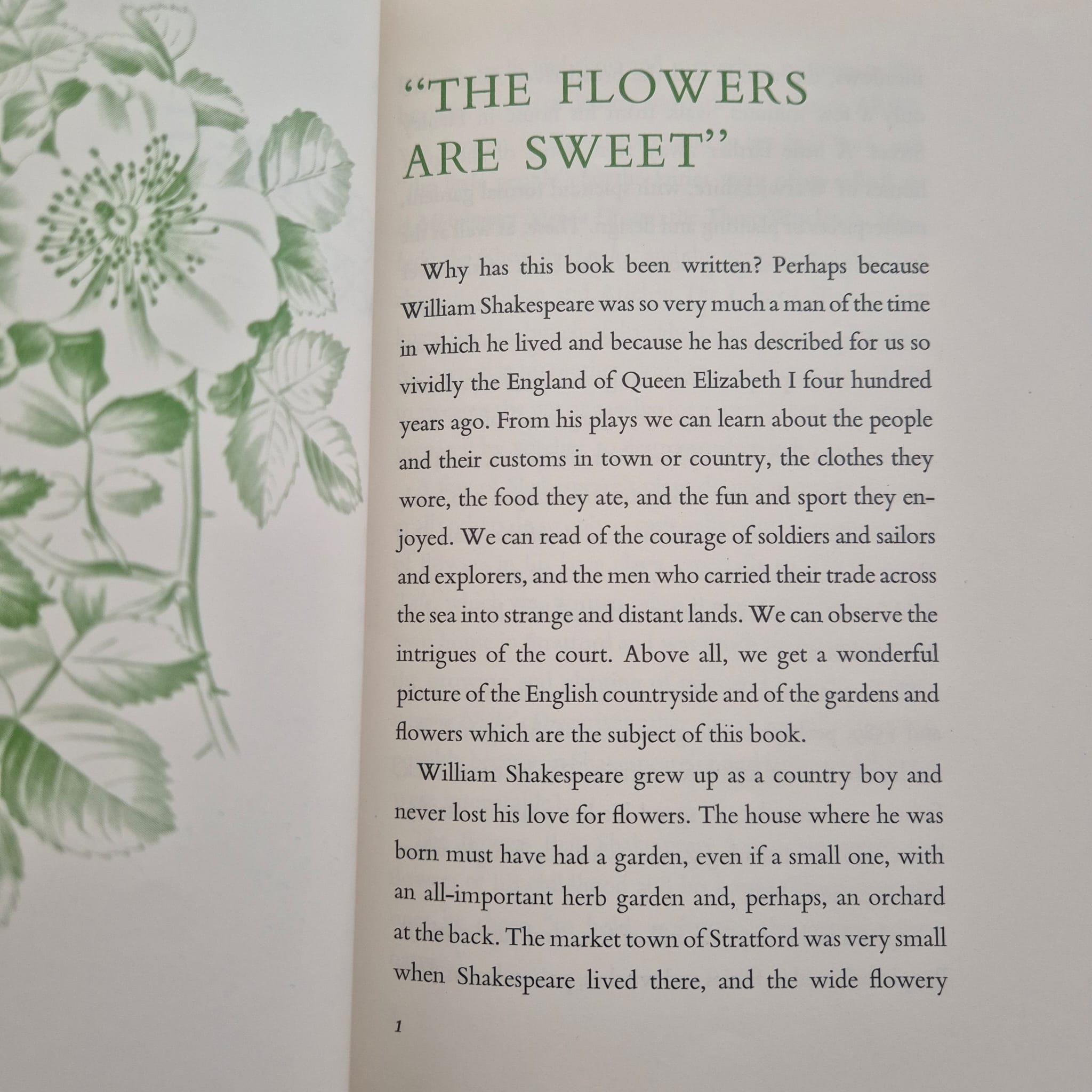 'Shakespeare’s Flowers' by Jessica Kerr, illustrated by Anne Ophelia Dowden