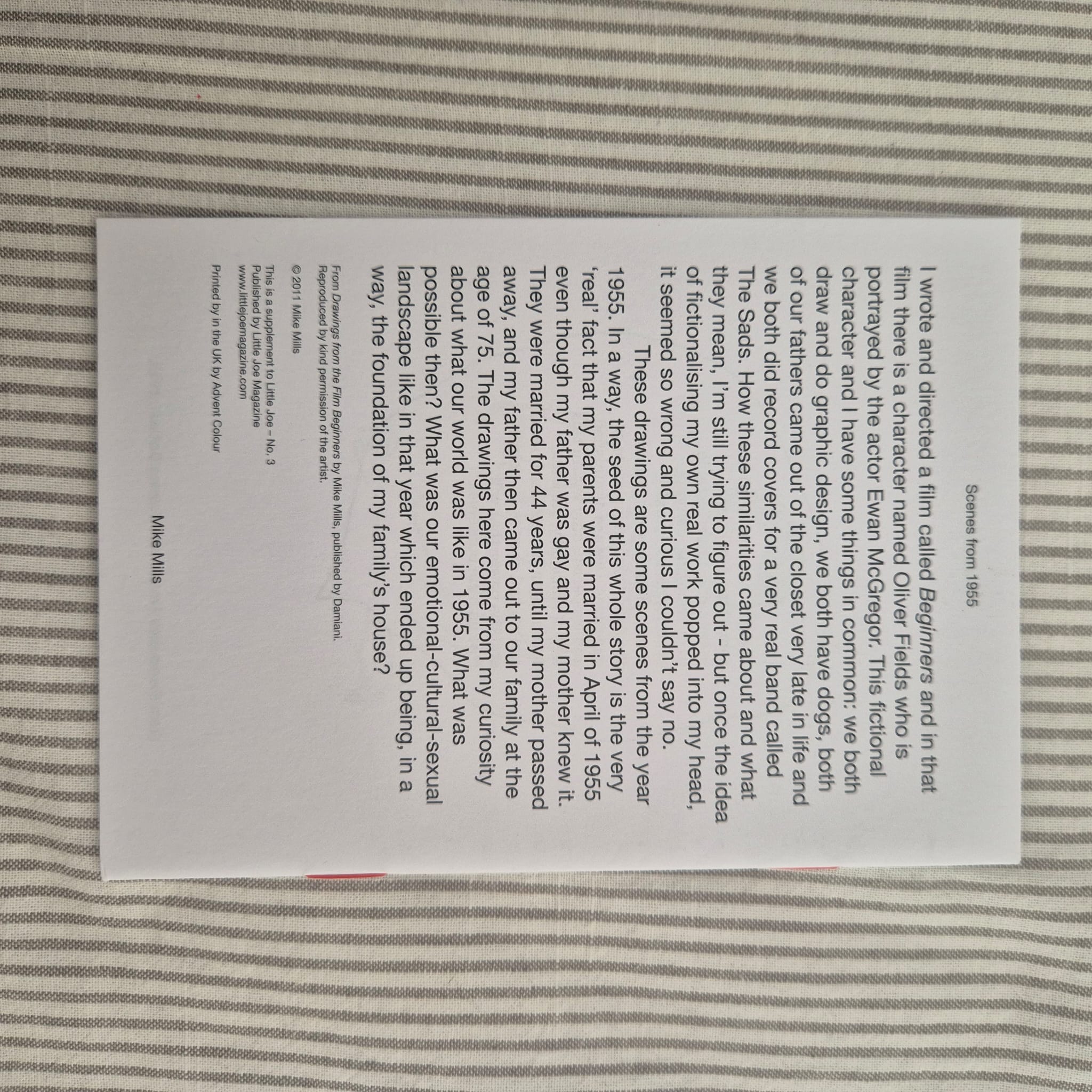 'Little Joe No. 3: A Magazine About Queers and Cinema, Mostly' edited by Sam Ashby