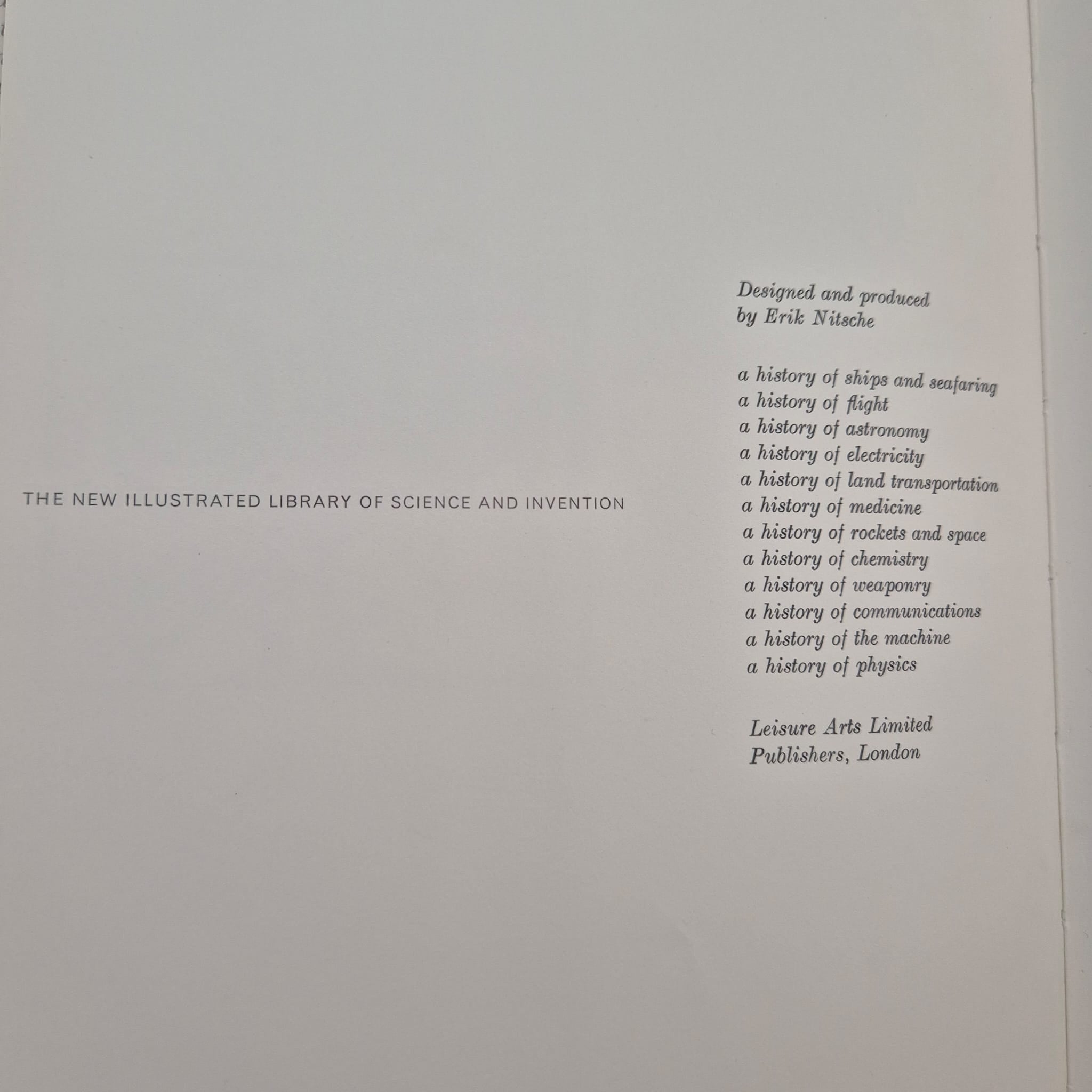 'A History of Chemistry' by Charles-Albert Reichen
