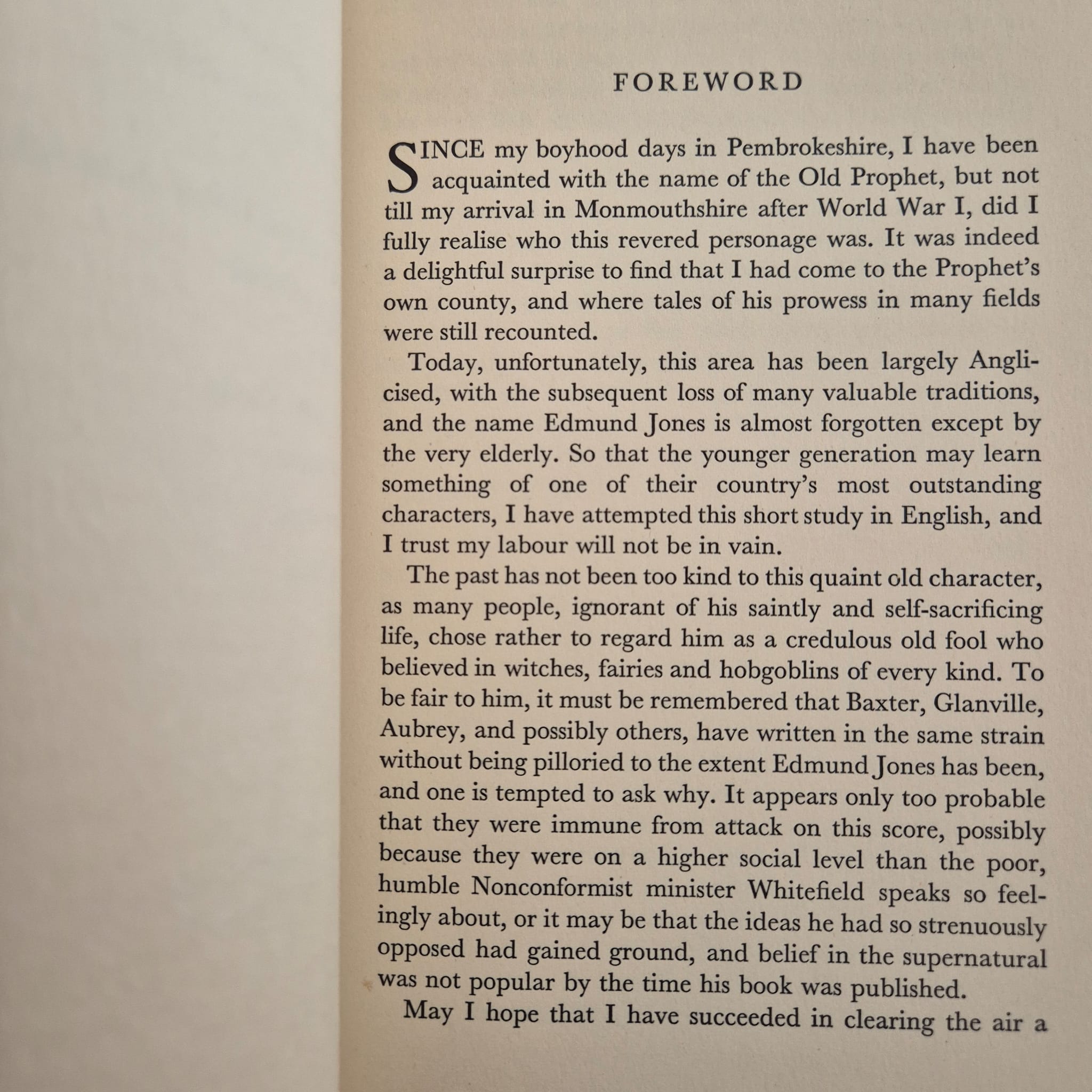 ‘Edmund Jones “The Old Prophet”’ by Edgar Phillips (Trefîn)