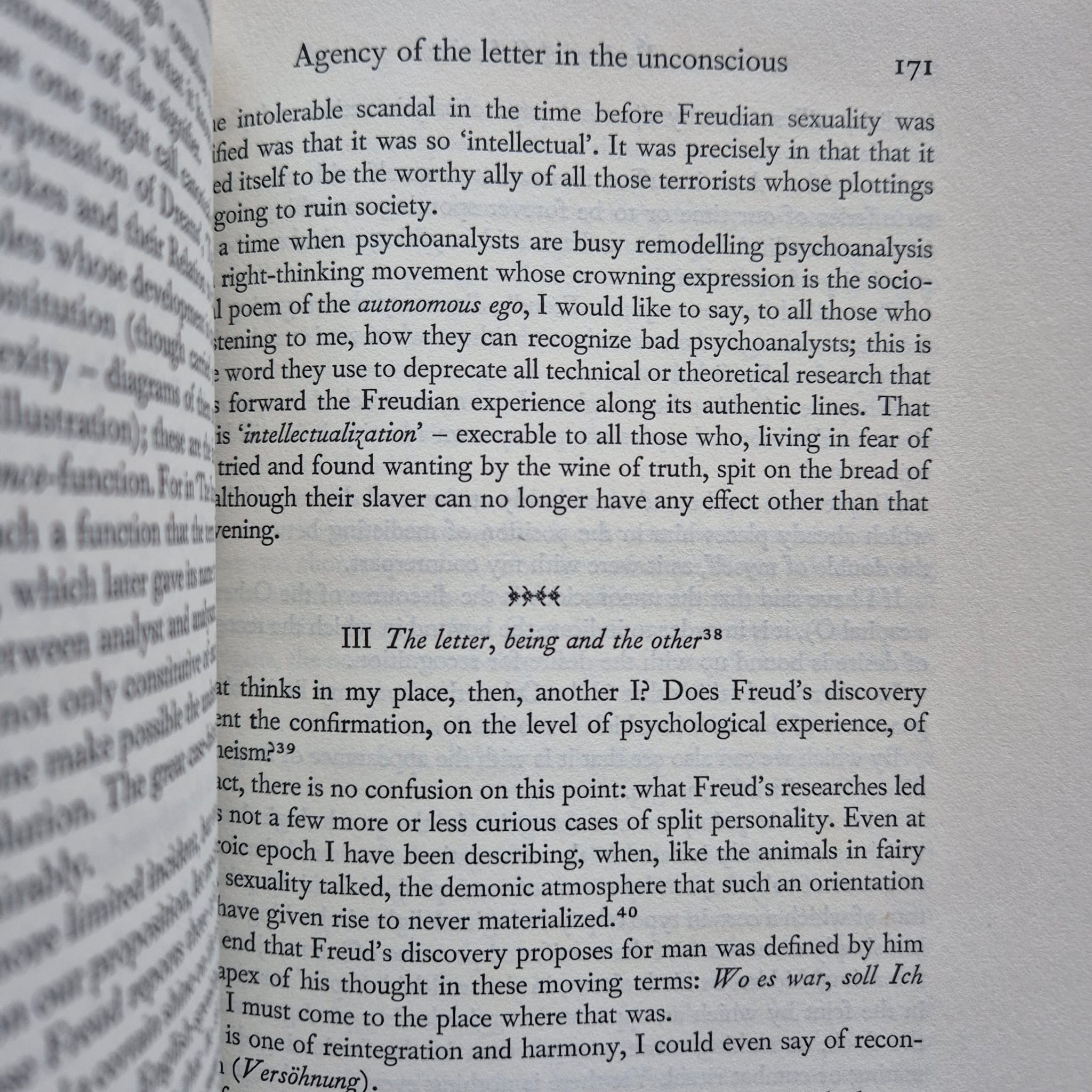 'Écrits: A Selection' by Jacques Lacan