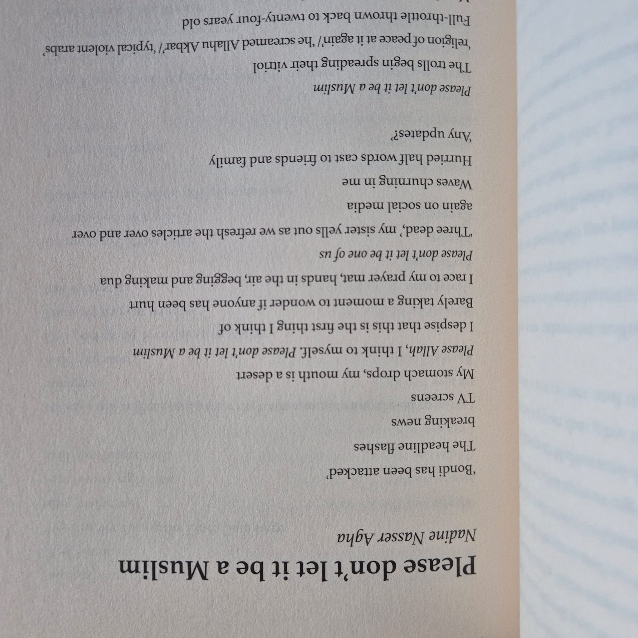 'Ritual: A Collection of Muslim Australian Poetry' edited by Sara M. Saleh and Zainab Syed, with Manal Younus