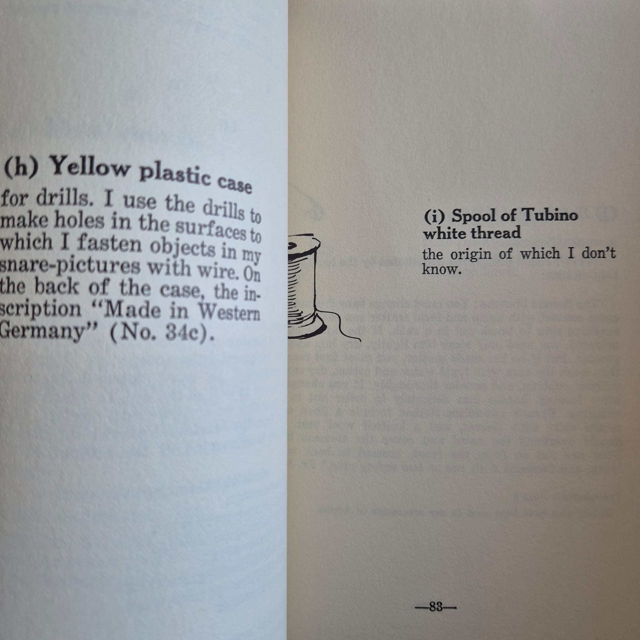 'An Anecdoted Topography of Chance' by Daniel Spoerri, with Robert Filliou, Emmett Williams & Topor