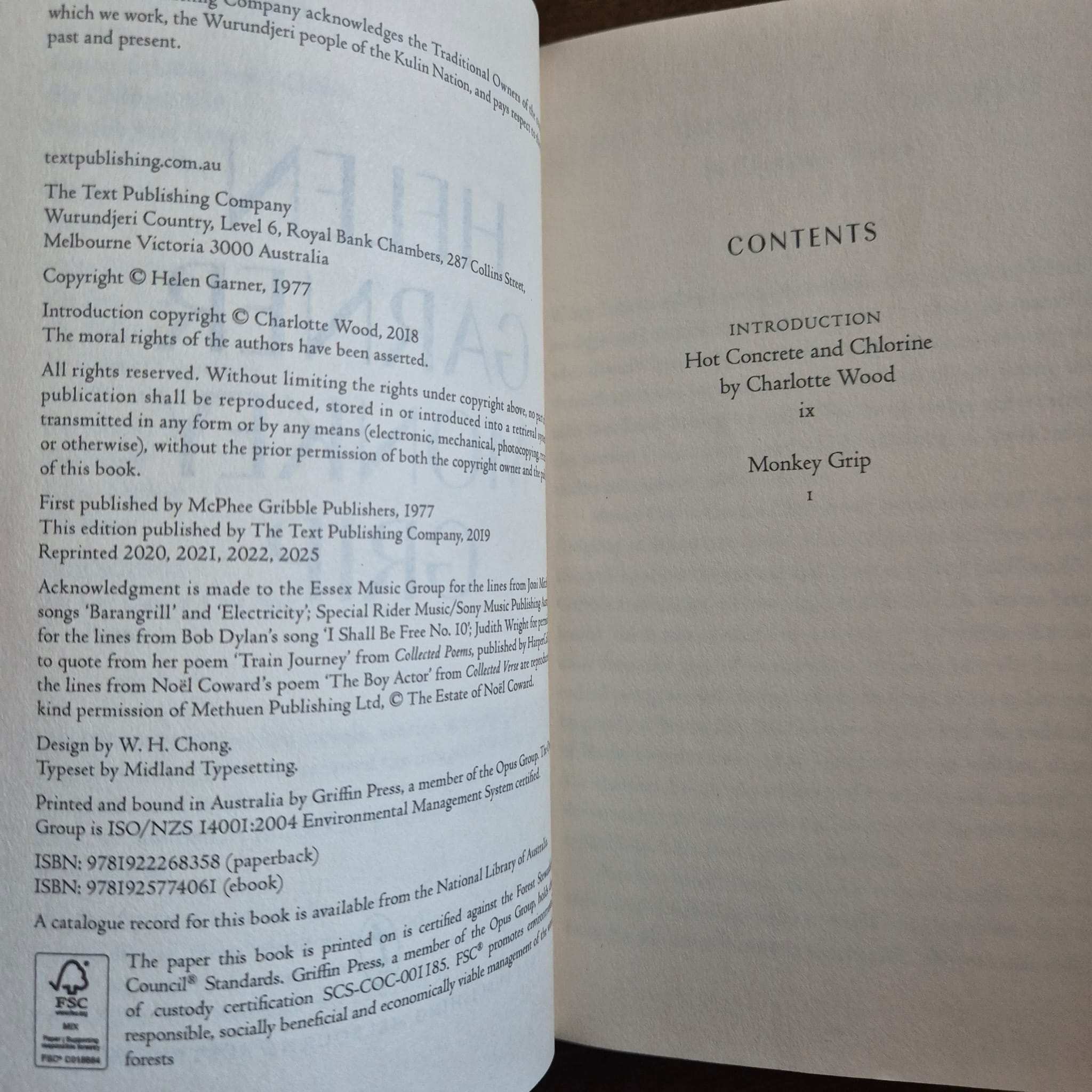 'Monkey Grip' by Helen Garner