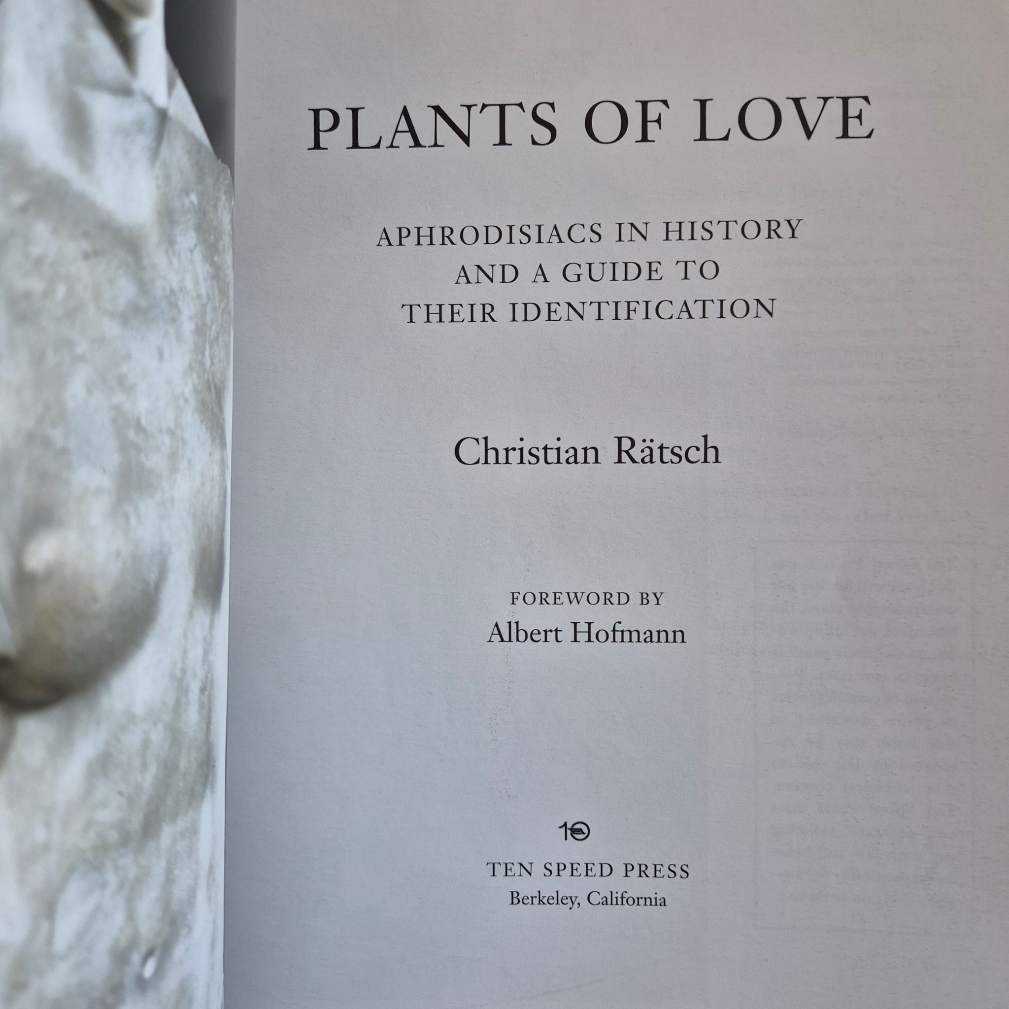'Plants of Love' by Christian Rätsch
