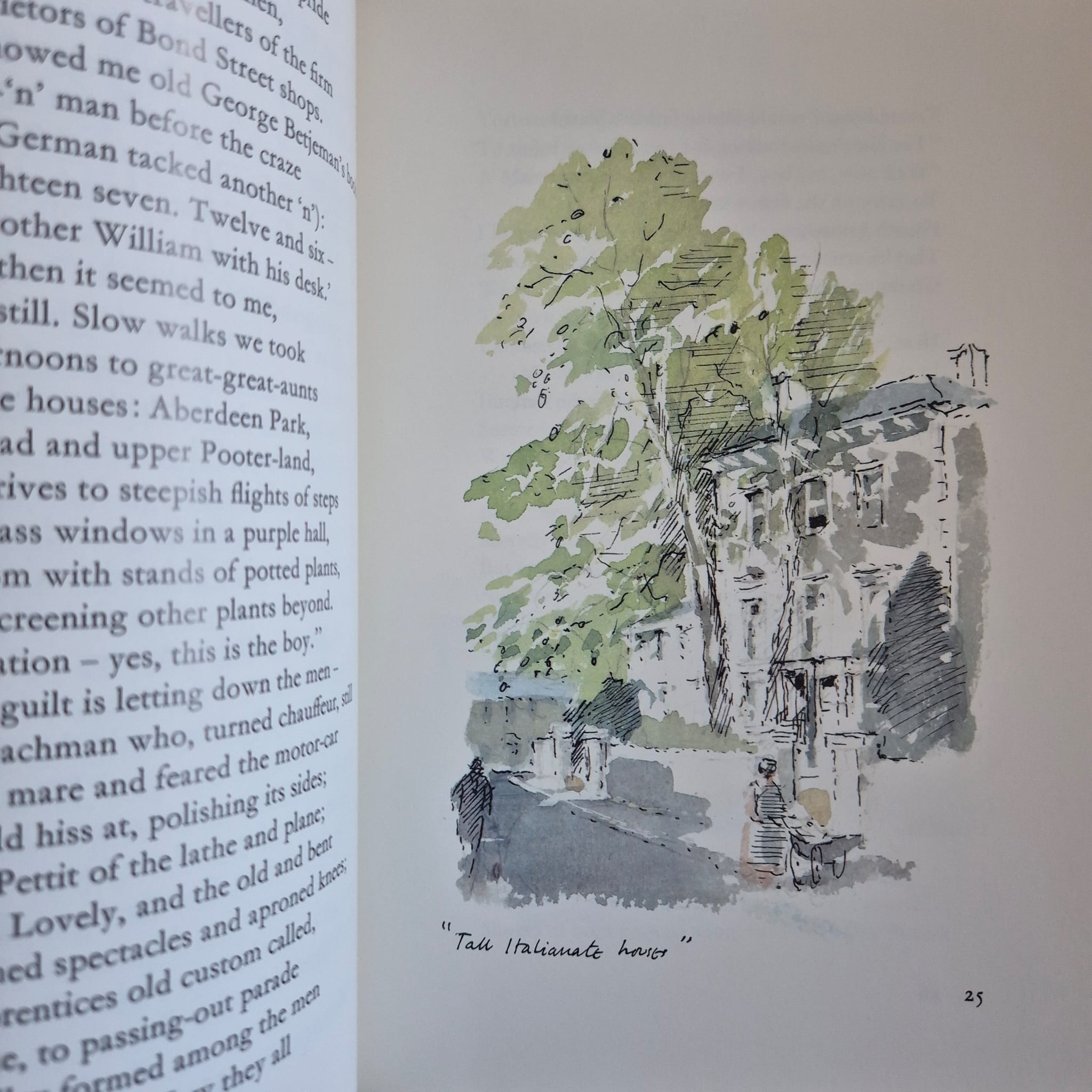 ‘The Illustrated Summoned by Bells’ by John Betjeman, with illustrations by Hugh Casson